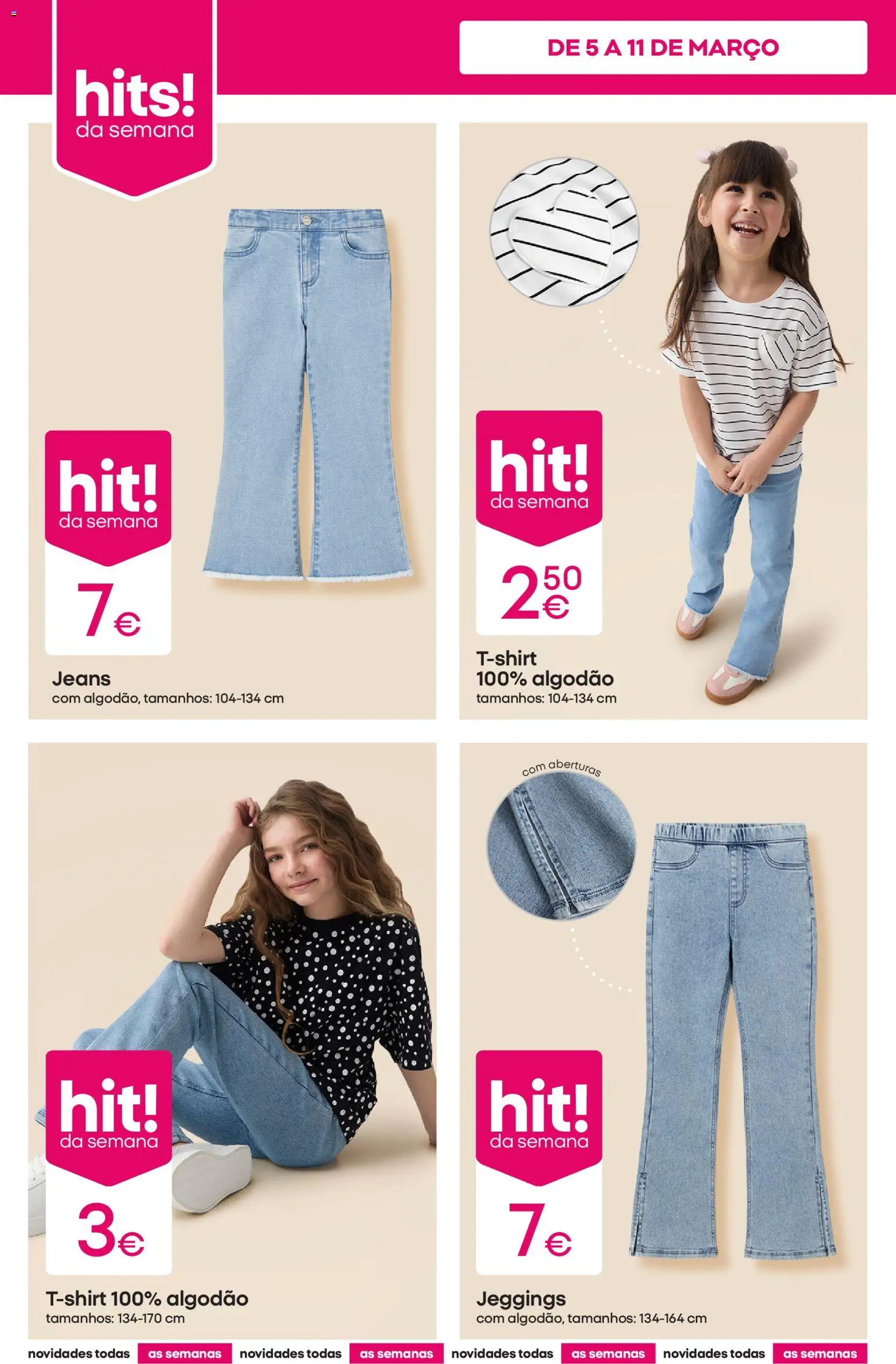 Pepco folheto │ válido de 05.03.2026 | Página: 2 | Produtos: Jeans, Algodão