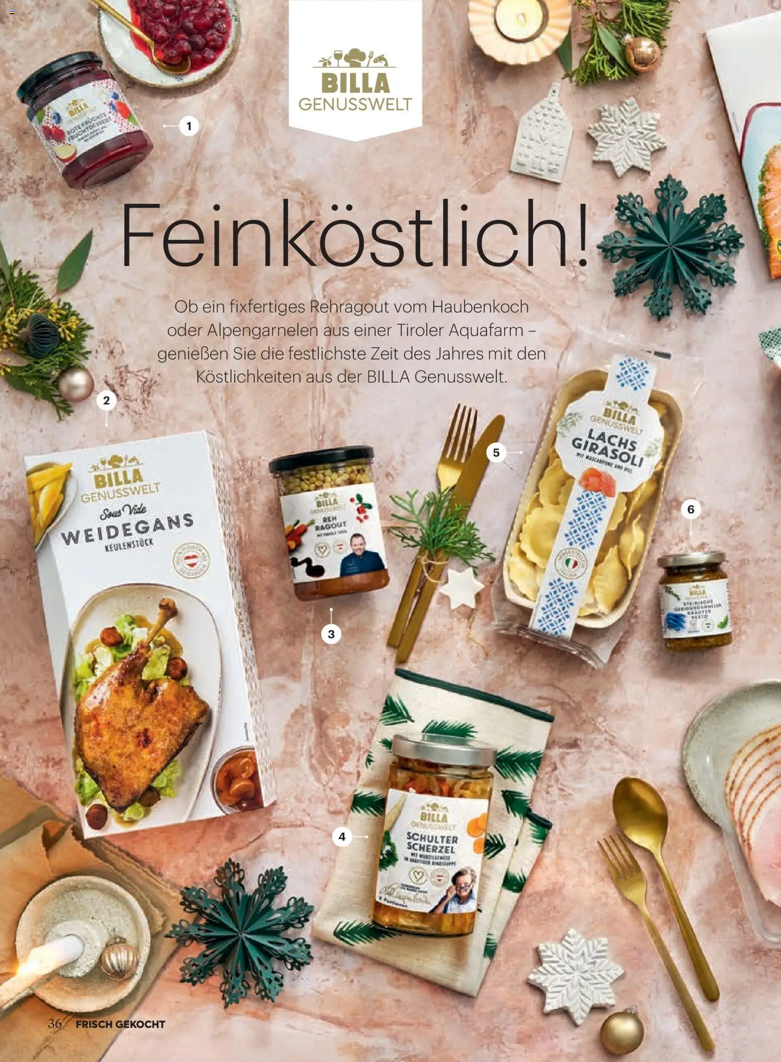 Billa  Frisch Gekocht gültig ab 01.12.2025 | Seite: 36