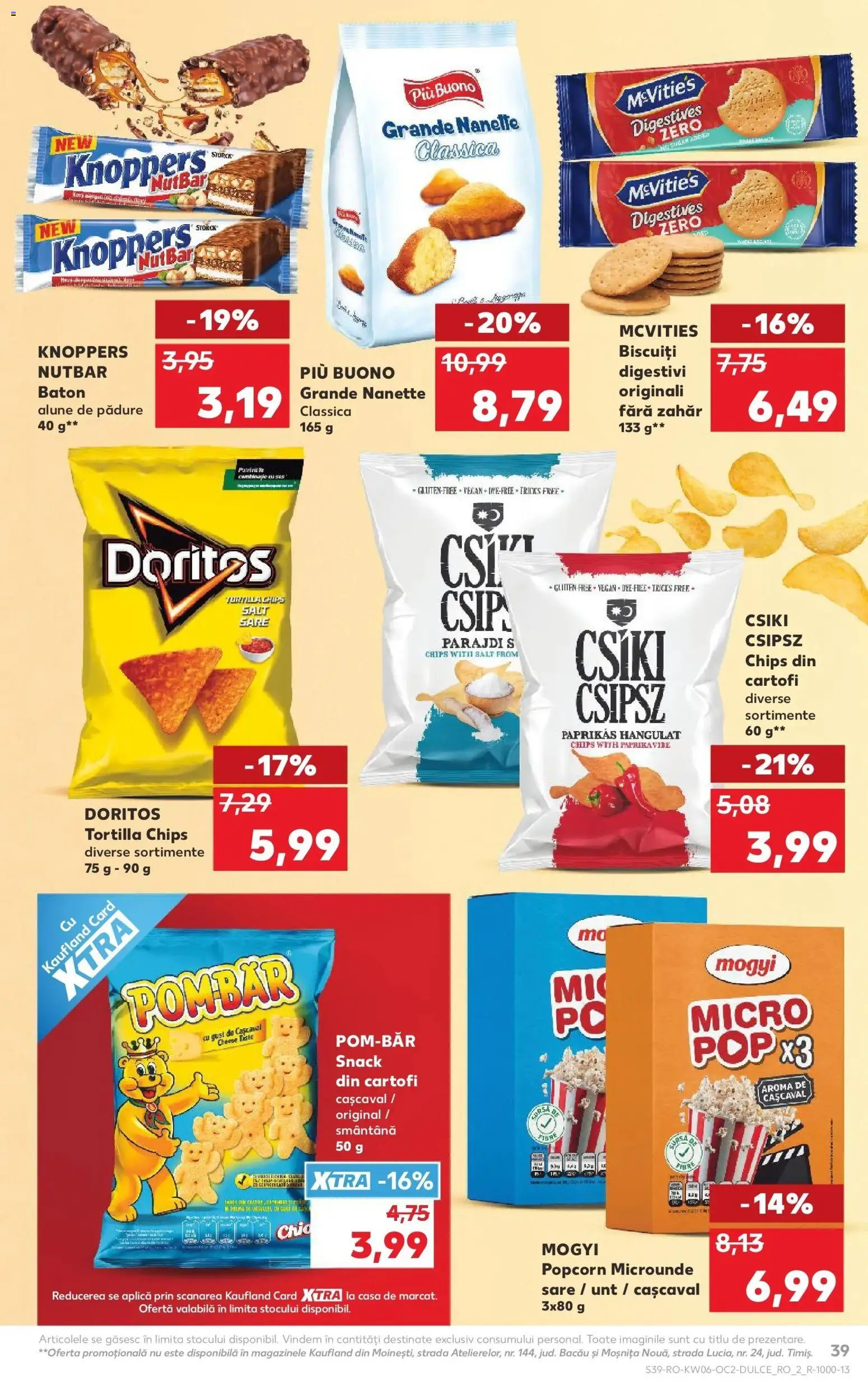 Noul catalog Kaufland – valabil de la 04.02.2026 | Pagină: 39 | Produse: Cașcaval, Alune, Unt, Sare