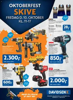 Davidsen - Oktoberfest Skive gyldig fra 10.10.2025