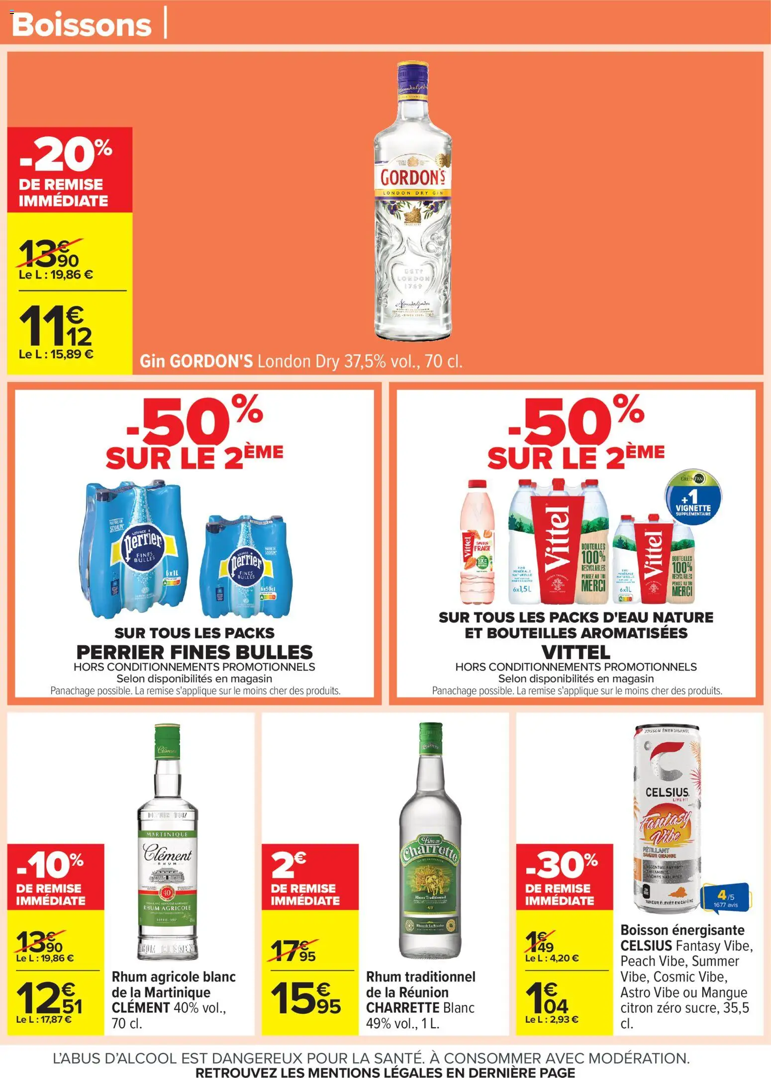 {H1} | Page: 47 | Produits: Citron, Orange, Rhum, Gin