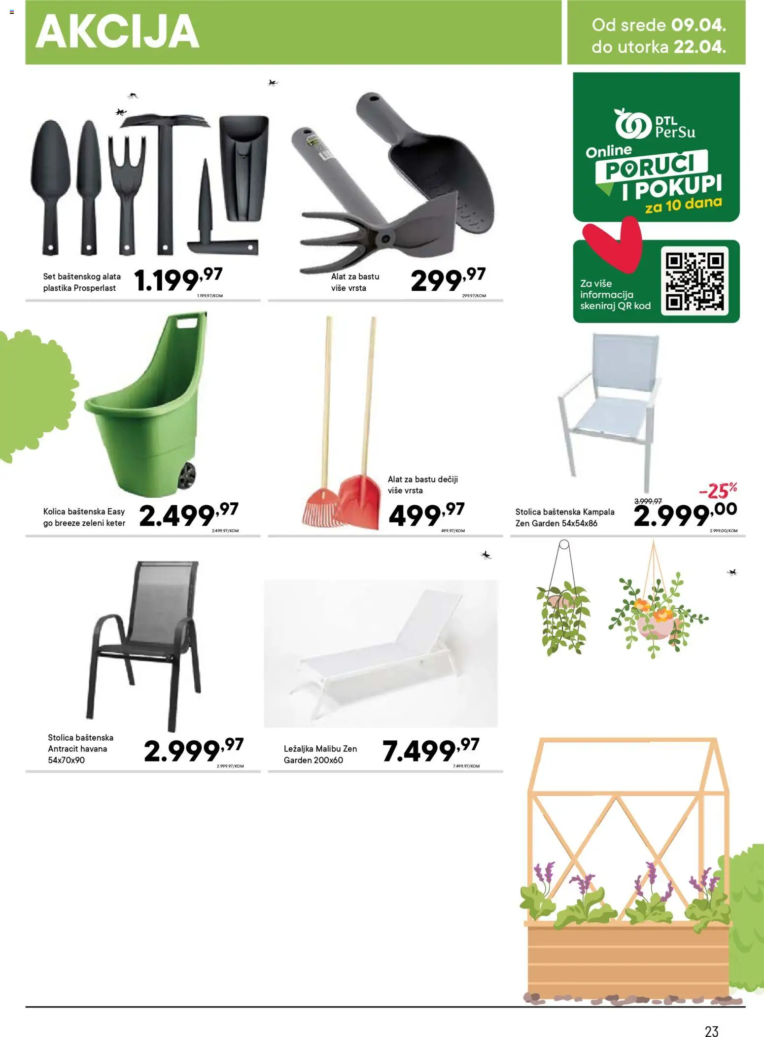 PerSu katalog - važi od 22.04.2026 | Strana: 23 | Proizvode: Ležaljka, Stolica, Kolica