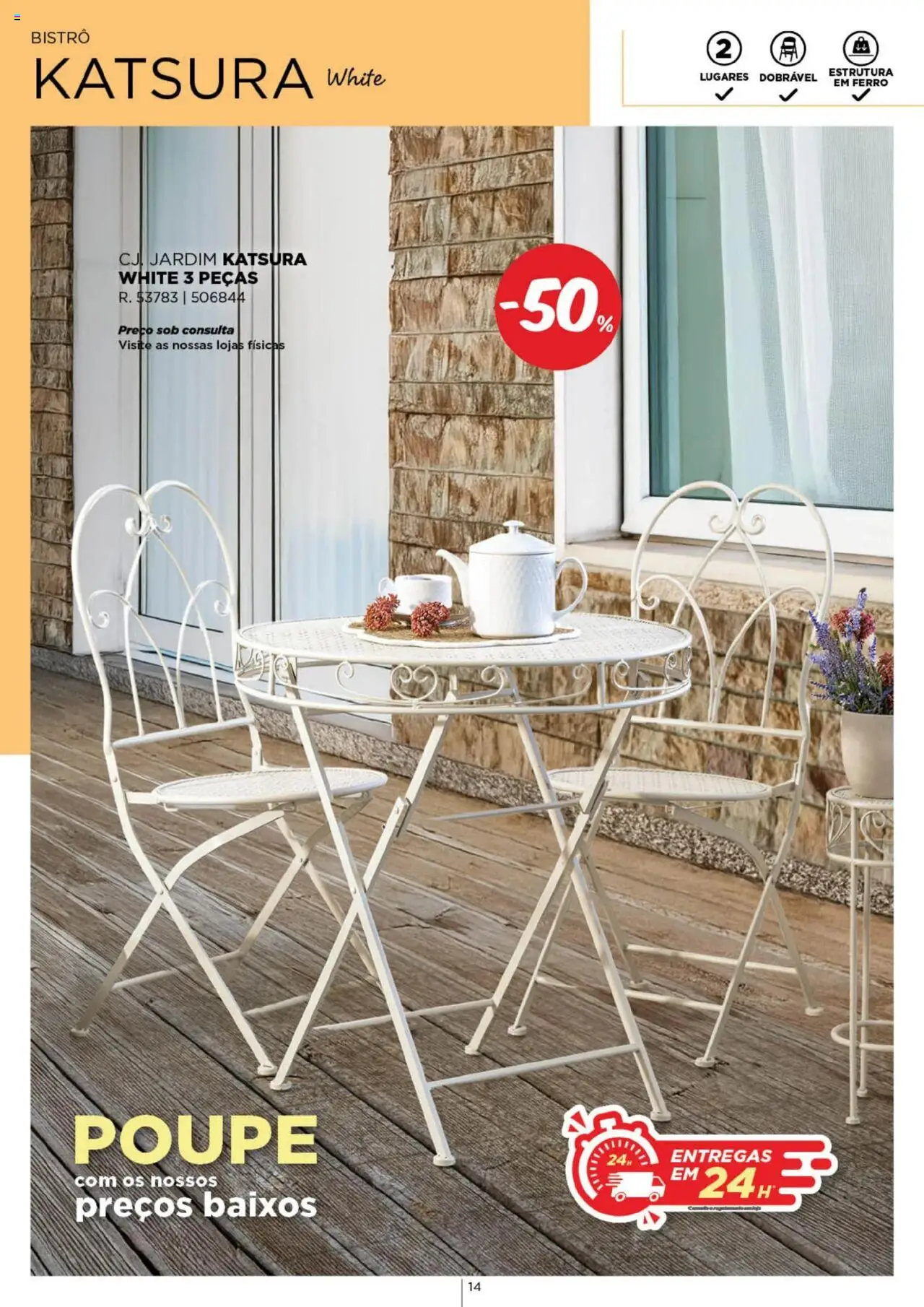 Espaço Casa - Catálogo  Ec Ar Livre  2025 │ válido de 04.03.2025 | Página: 14 | Produtos: Ferro