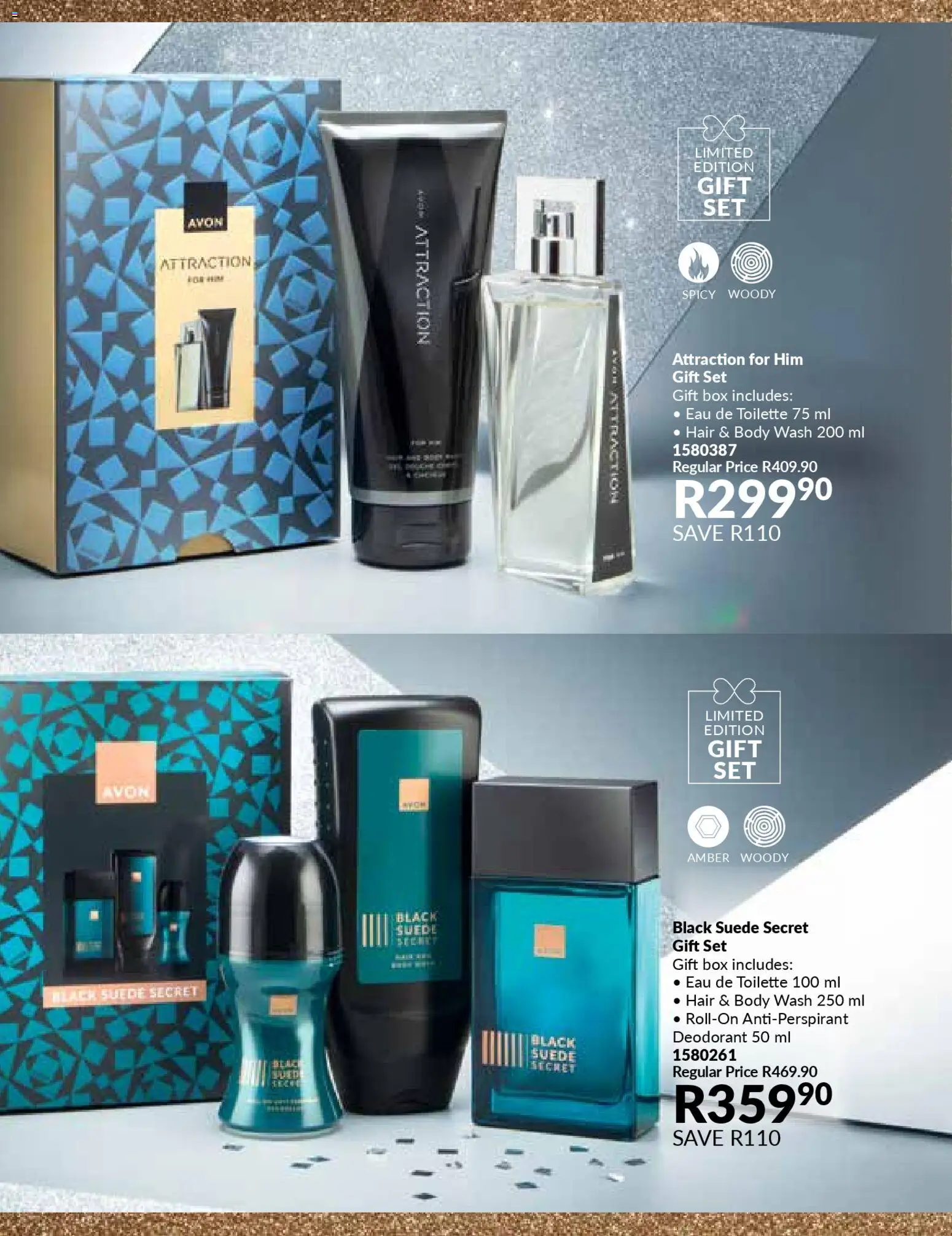 New Avon catalogue – valid from 01.11.2025 | Page: 16 | Products: Box, Eau de toilette, Deodorant, Body wash