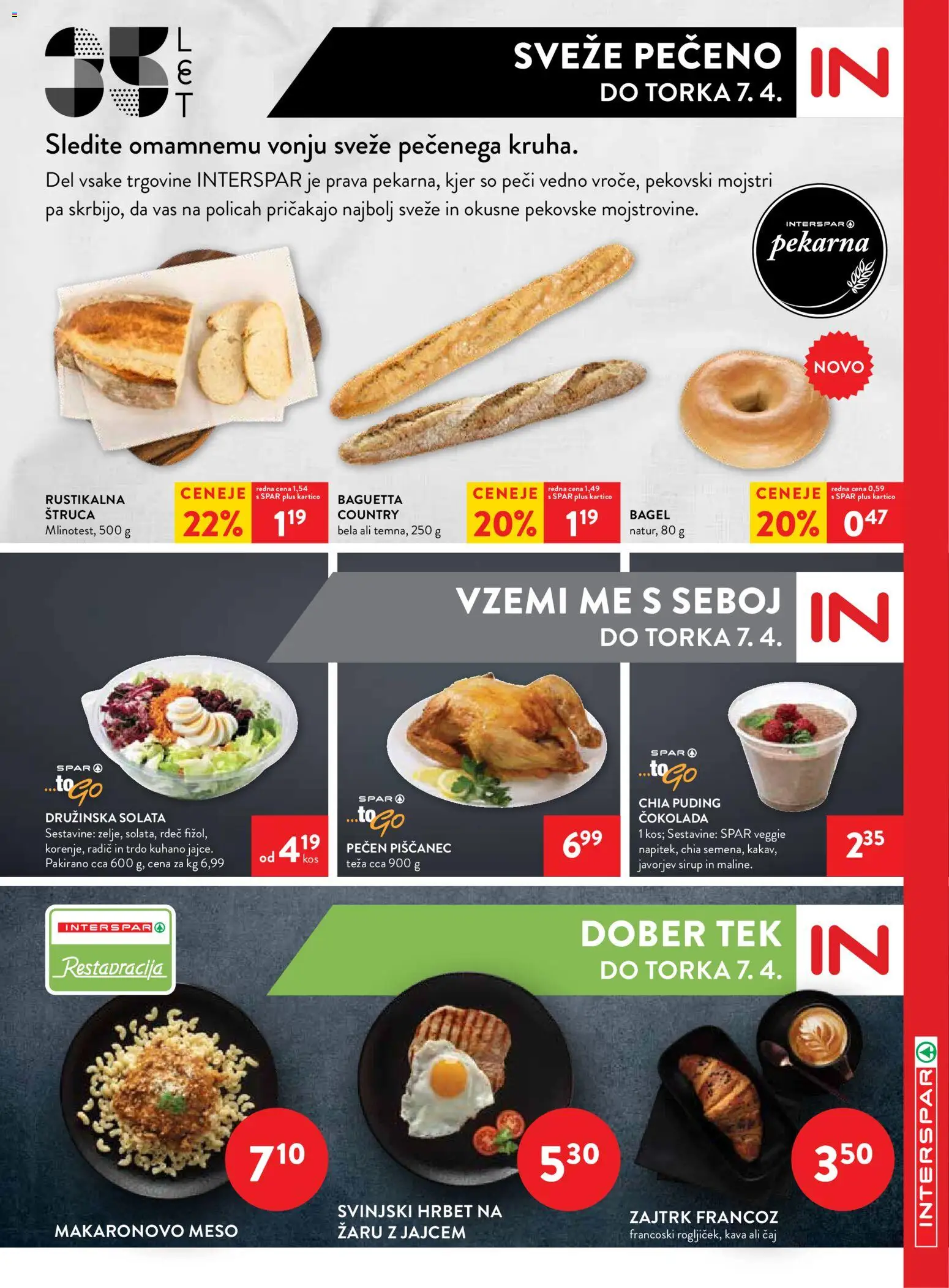 Novi Spar katalog ponudbe – veljaven od 01.04.2026 | Stran: 8 | Izdelki: Sirup, Puding, Pekarna, Caj