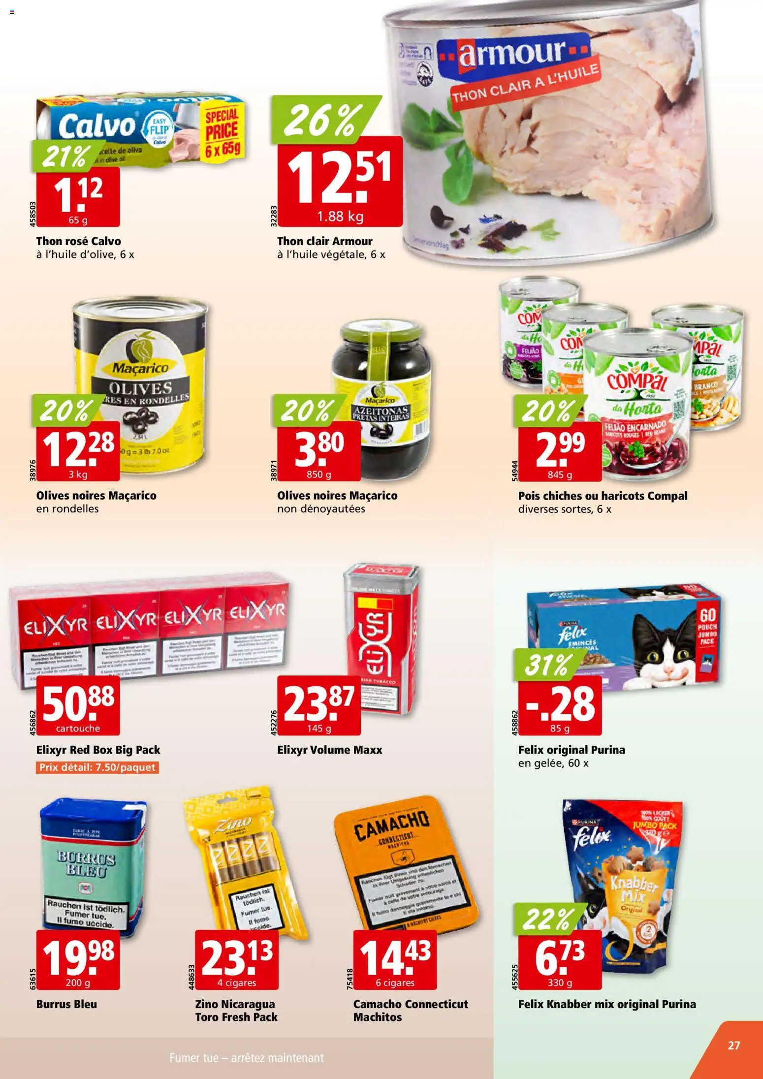 Aligro Aktionen Chavannes, Matran, Genève, Sion – gültig ab 27.12.2025 | Seite: 27 | Produkte: Box