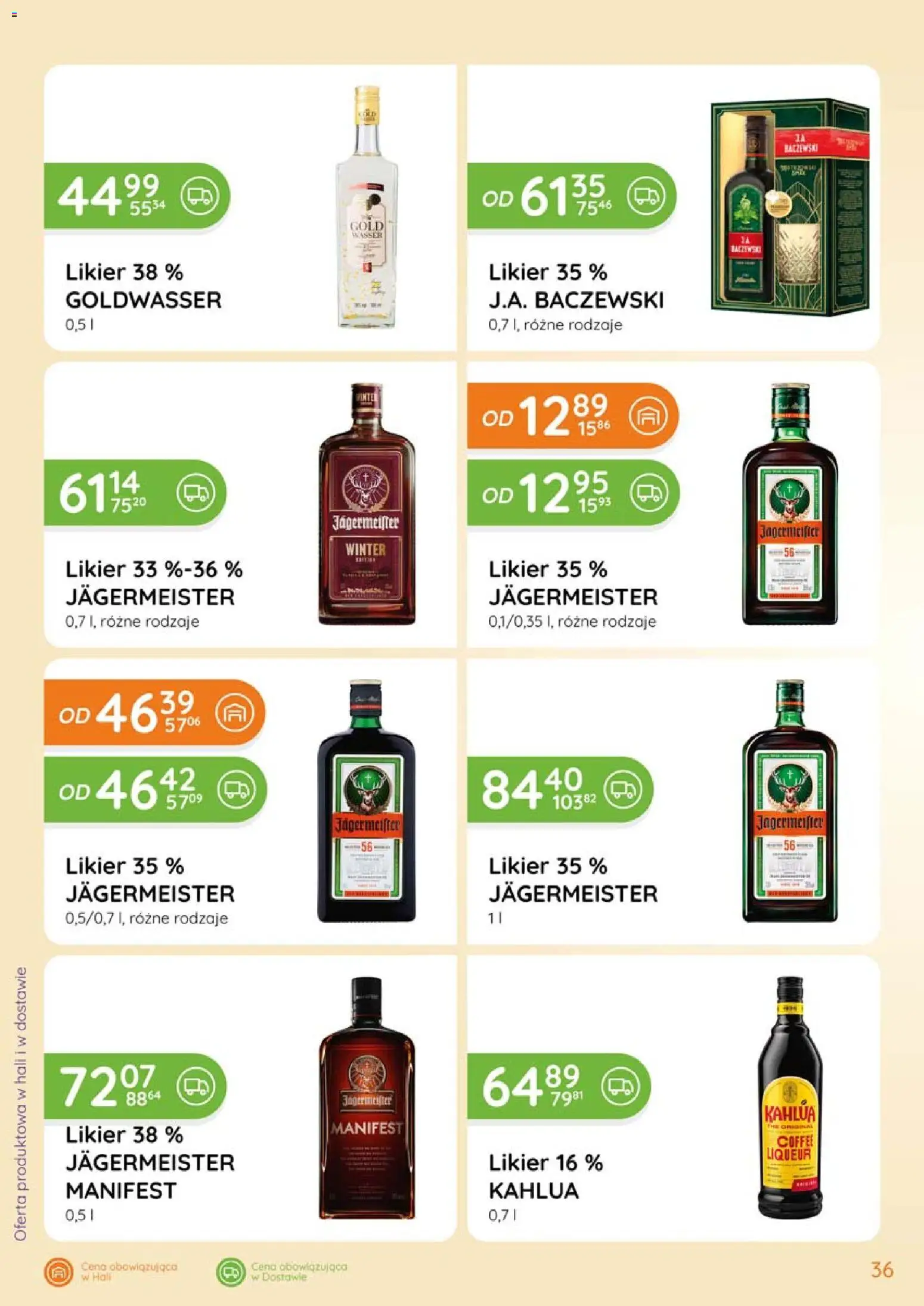 Eurocash Gazetka - Katalog Alkoholowy od 01.02.2026 | Strona: 36 | Produkty: Jagermeister, Kahlua