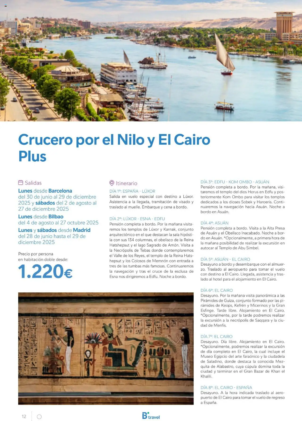 B the travel brand Egipto │ válido desde el 01.07.2025 | Página: 12