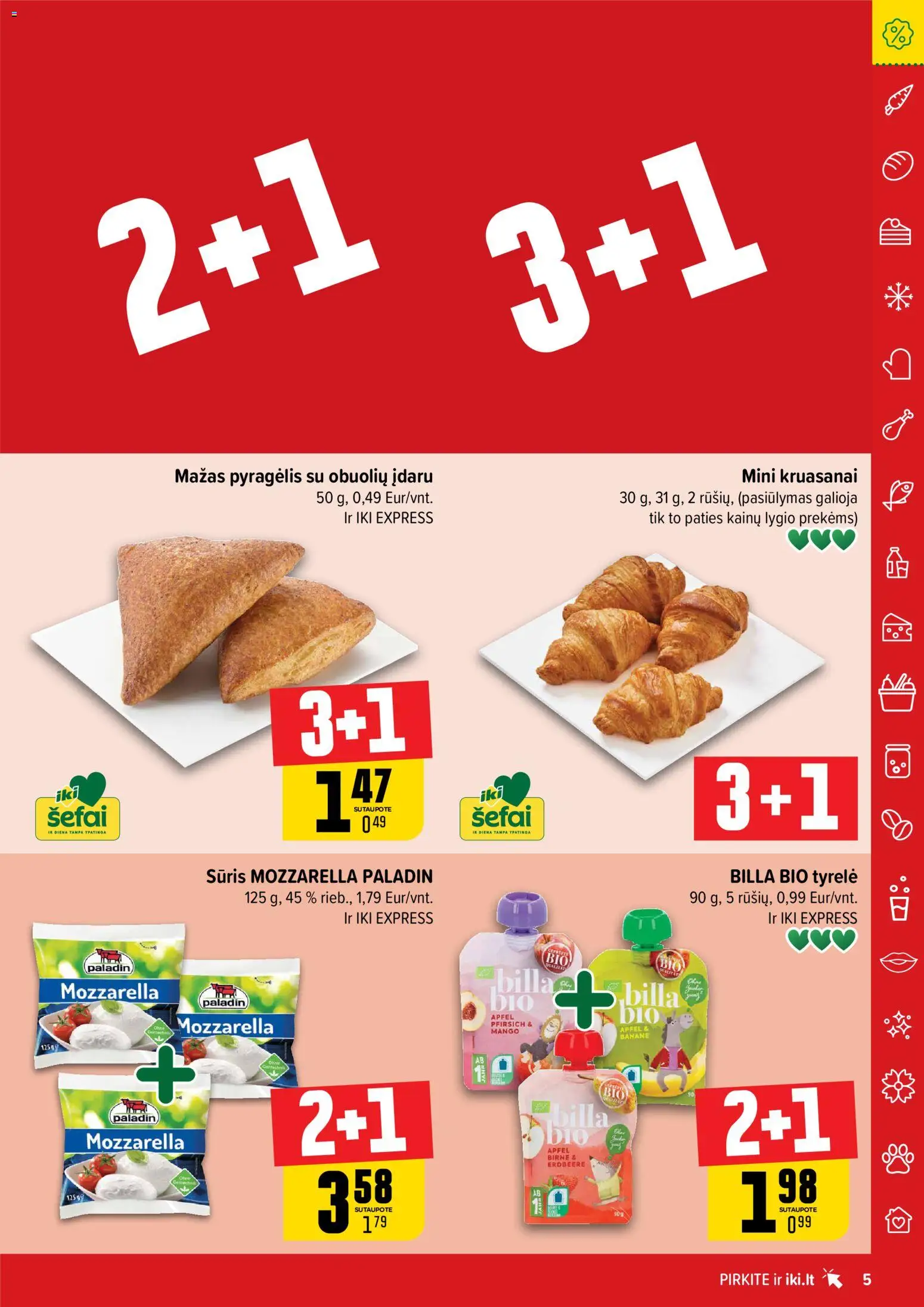 IKI akcijos nuo 23.02.2026 | Puslapis: 5 | Prekių: Sūris