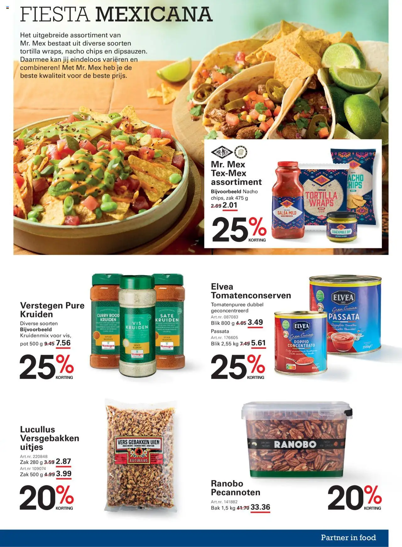  | Pagina: 15 | Producten: Tomaten, Noten, Dip, Tortilla