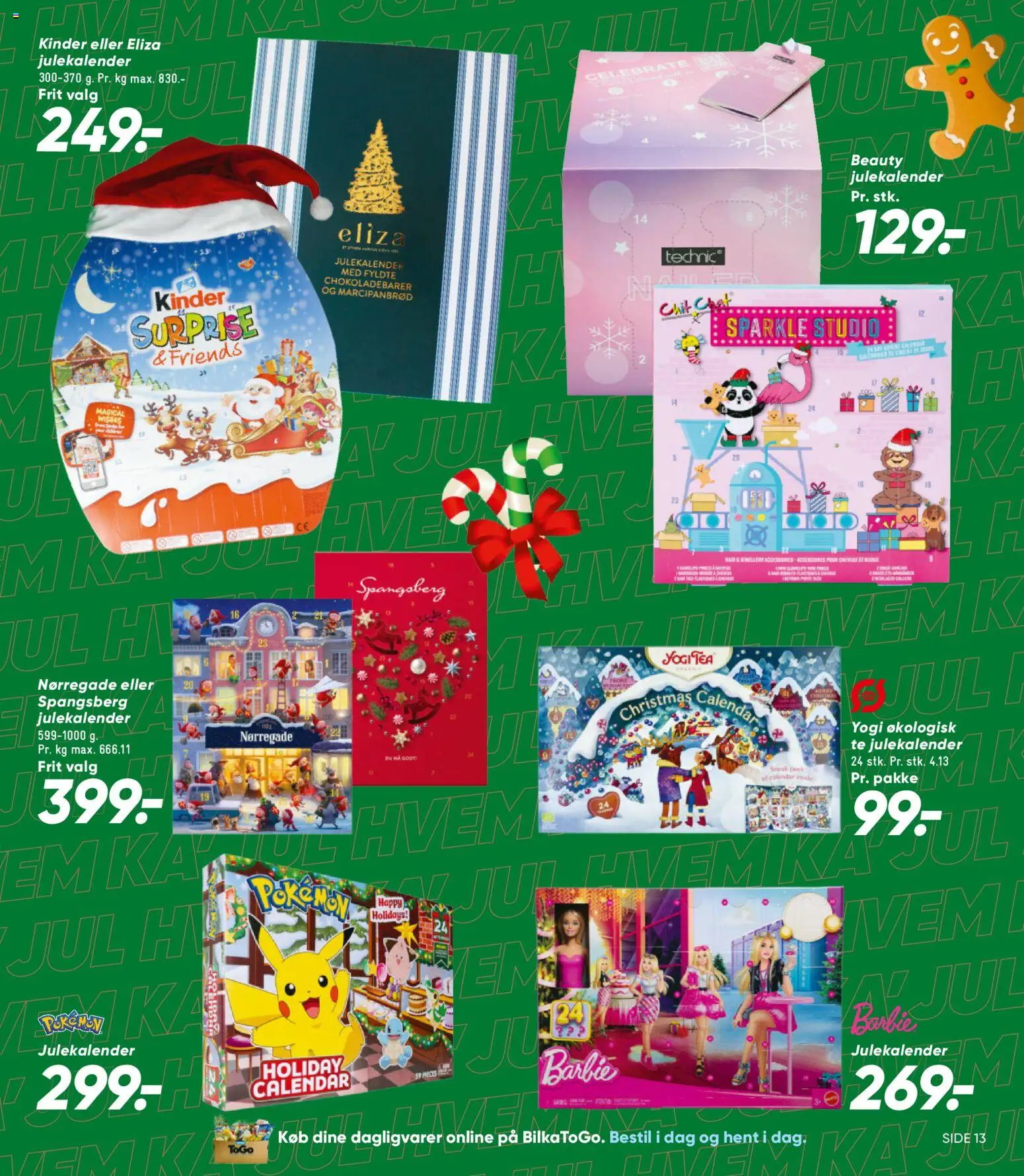 Bilka tilbudsavis – gyldig fra 07.11.2025 | Side: 13 | Produkter: Te, Marcipanbrød