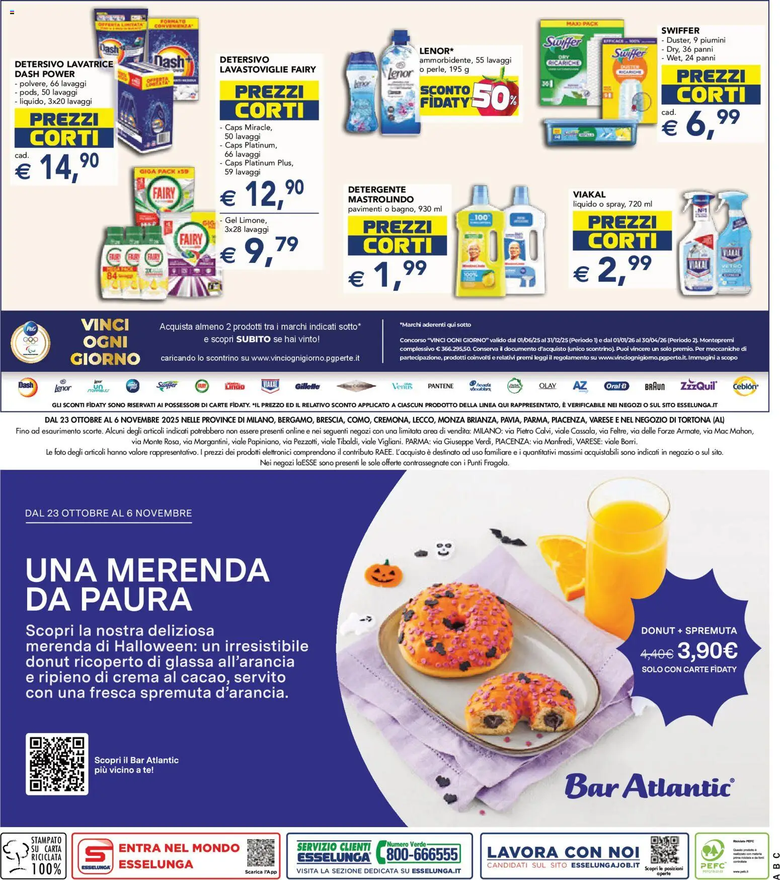 Volantino Esselunga S del 23.10.2025 | Pagina: 32 | Prodotti: Crema, Tè, Lavatrice, Glassa