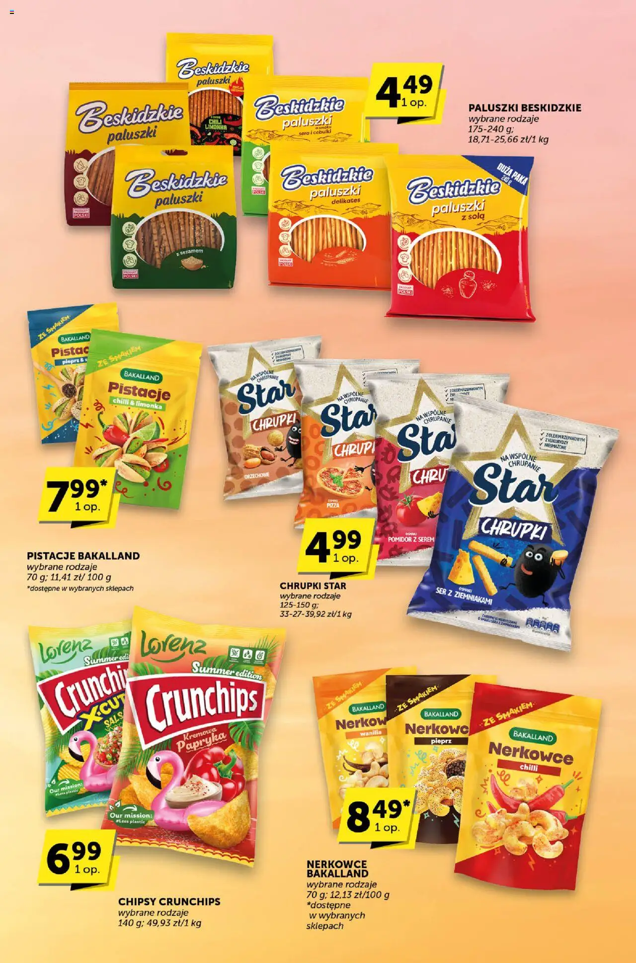 Groszek Gazetka - Katalog od 07.08.2025 | Strona: 21 | Produkty: Chrupki, Papryka, Paluszki, Pieprz