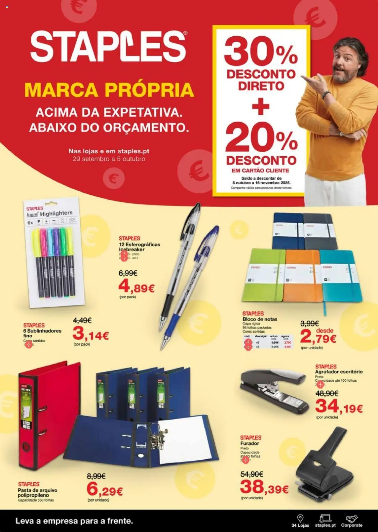 Staples folheto │ válido de 29.09.2025 | Página: 1