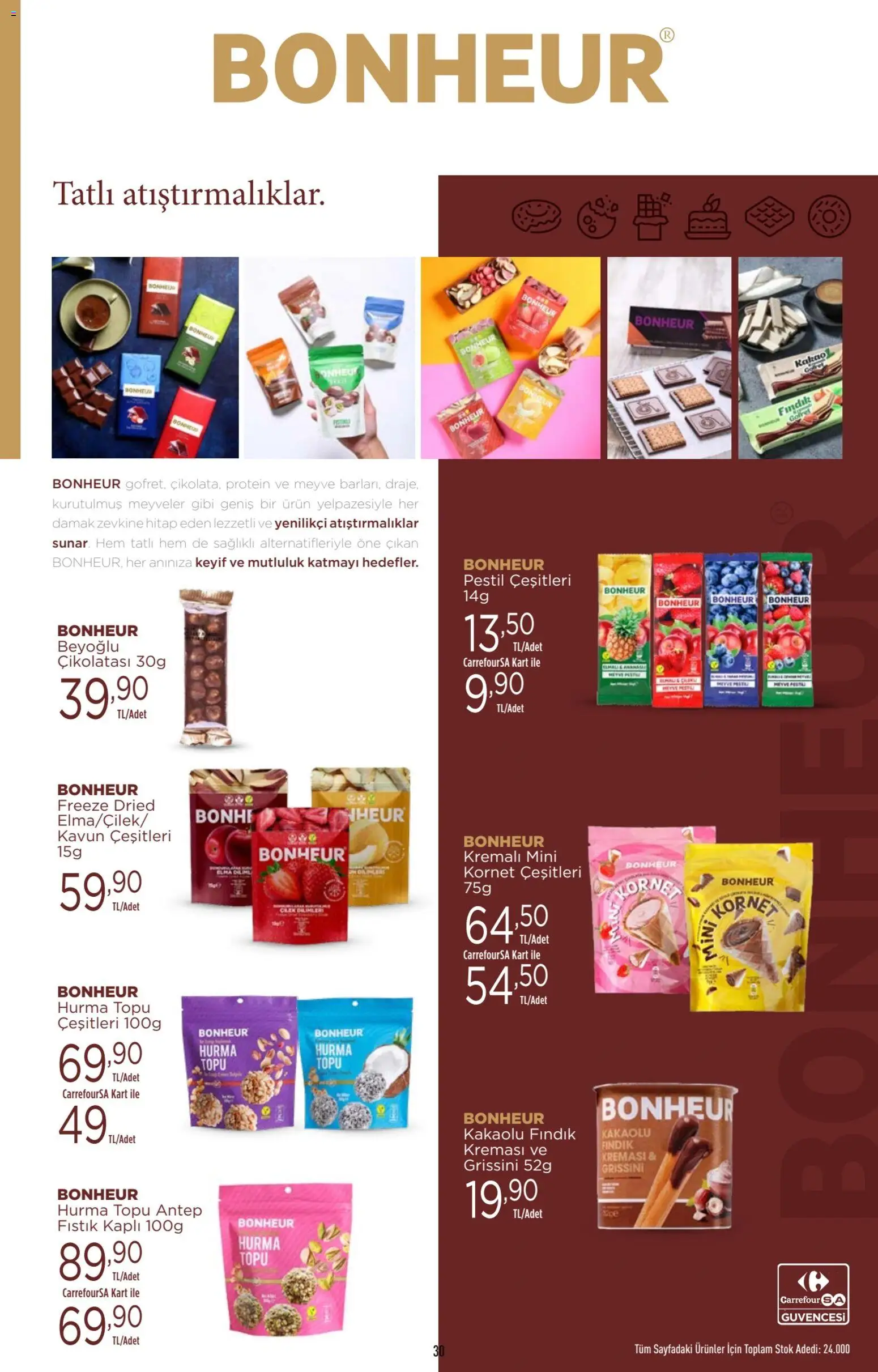 CarrefourSA Katalog - 04.12.2025 tarihinden itibaren geçerlidir | Sayfa: 30 | Ürünler: Fındık, Meyve, Kavun, Hurma
