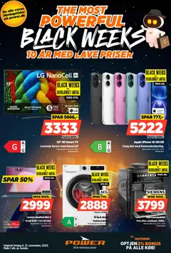 Power - The most powerful Black Weeks gyldig fra 12.11.2025