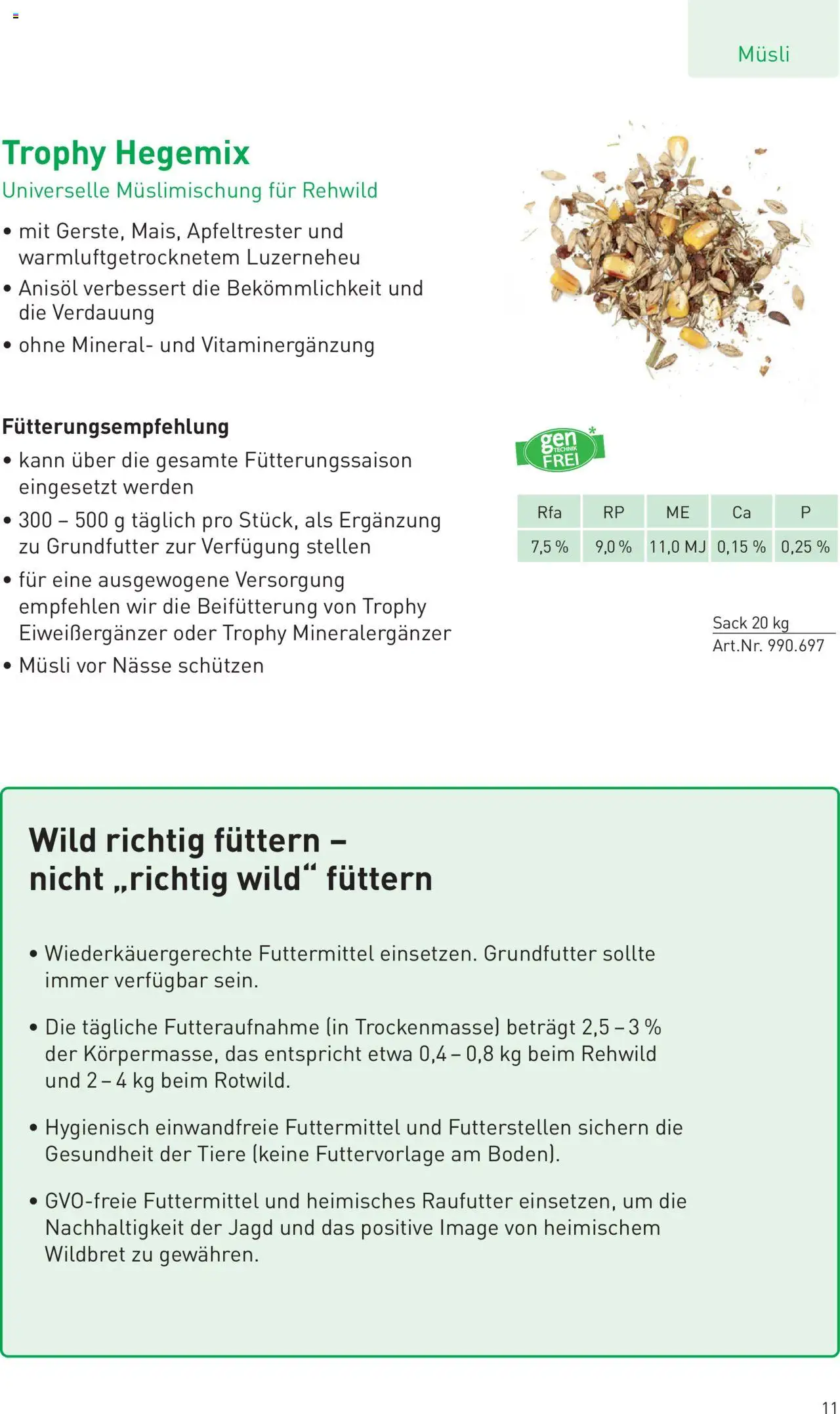 Lagerhaus TROPHY  WILDFUTTER gültig ab 25.07.2025 | Seite: 11