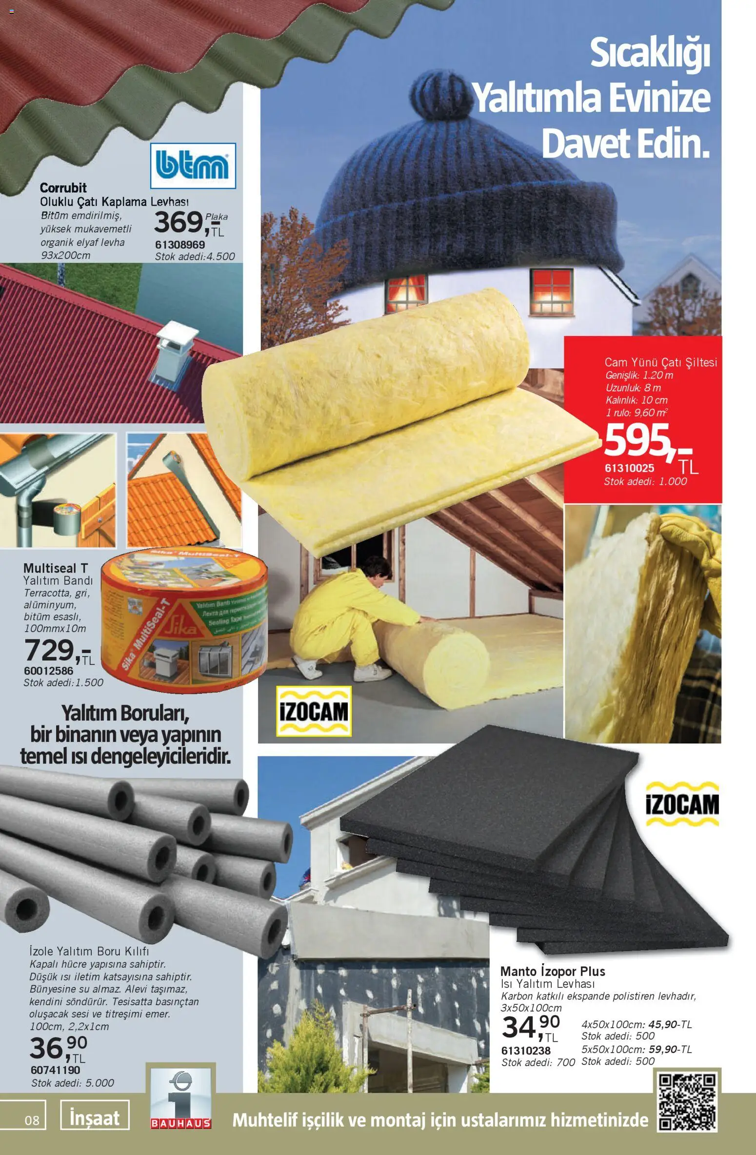 Bauhaus aktüel ürünler kataloğu yayımlandı! Bu hafta 03 - 30 Ocak 2026 günü Bauhaus indirimli ürünleri