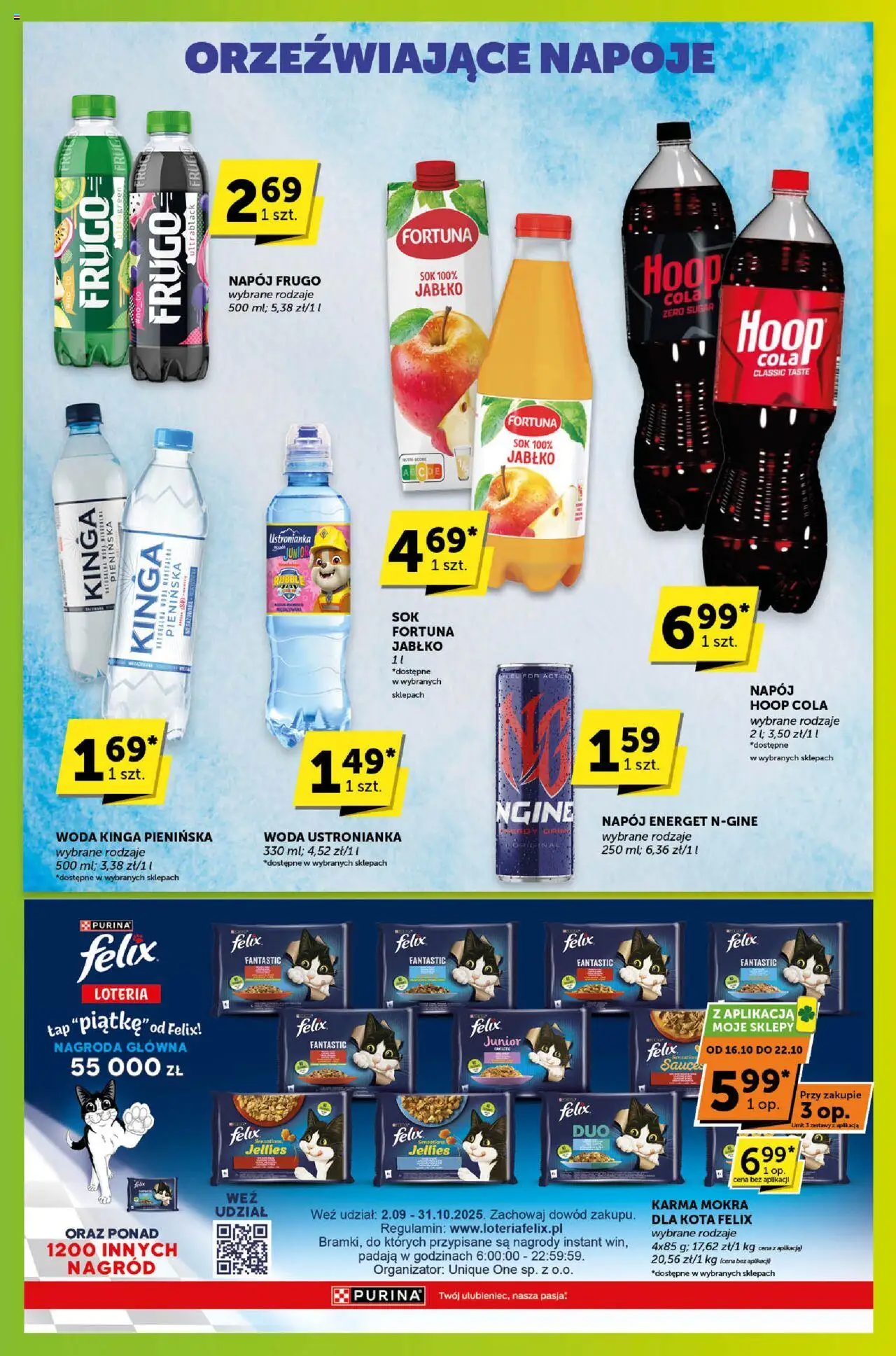 Euro Sklep Gazetka - Sprawdź, co więcej od 16.10.2025 | Strona: 9 | Produkty: Napoje, Sok, Woda