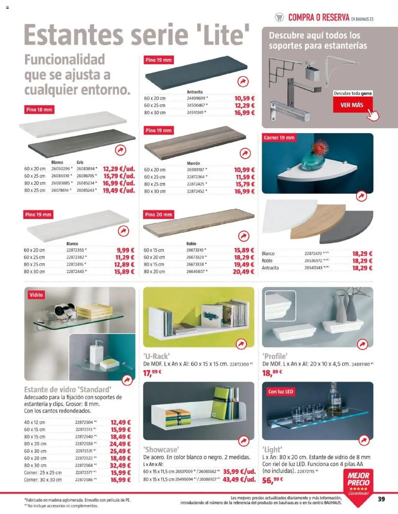 Bauhaus folleto │ válido desde el 05.08.2025 | Página: 39 | Productos: Κοσμήματα, Estante