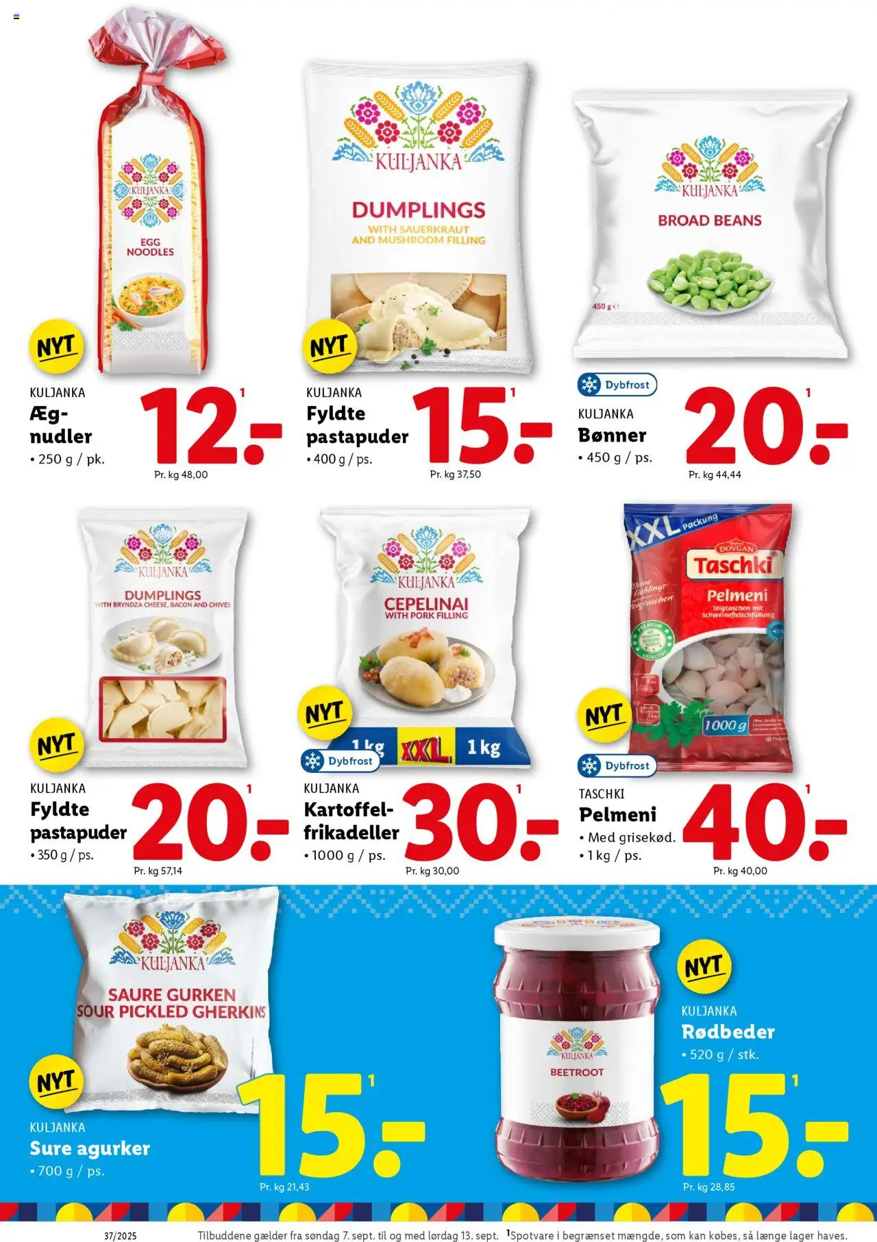 Lidl tilbudsavis – gyldig fra 11.09.2025 | Side: 28 | Produkter: Rødbeder, Bønner, Frikadeller, Søm