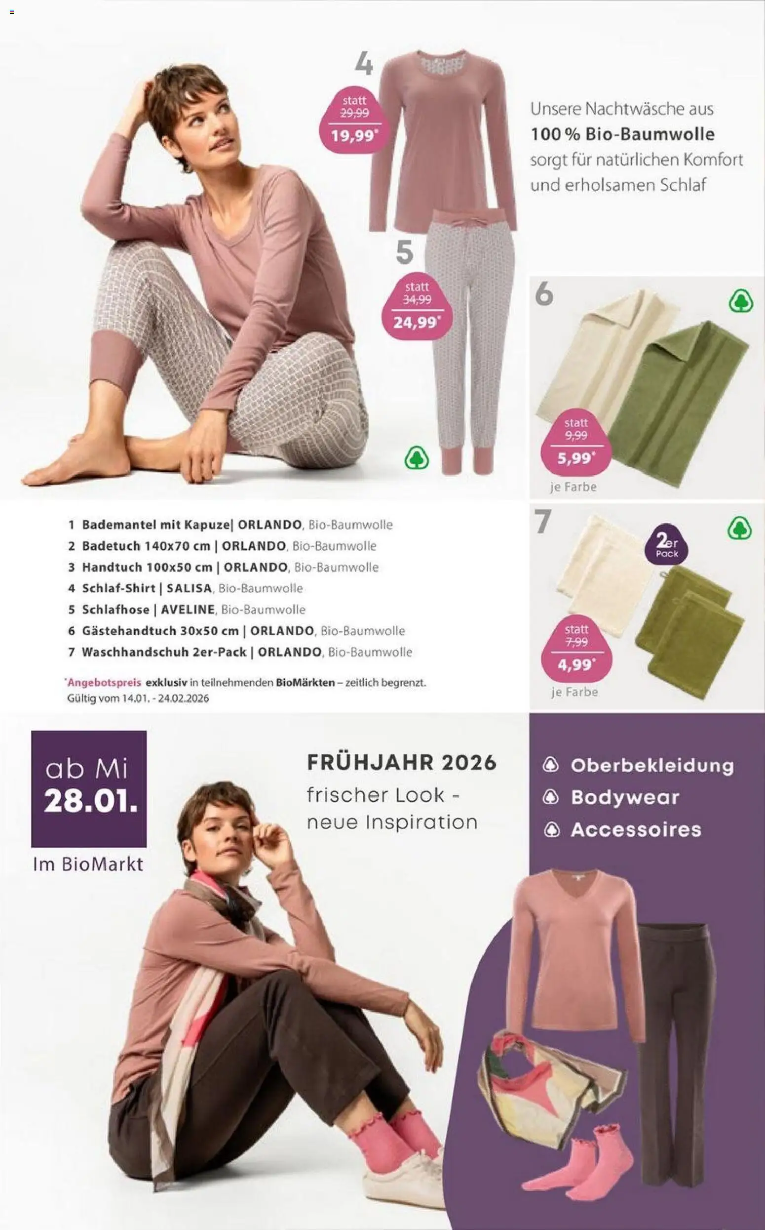 Denns BioMarkt Angebote – gültig ab 14.01.2026 | Seite: 15 | Produkte: Bademantel