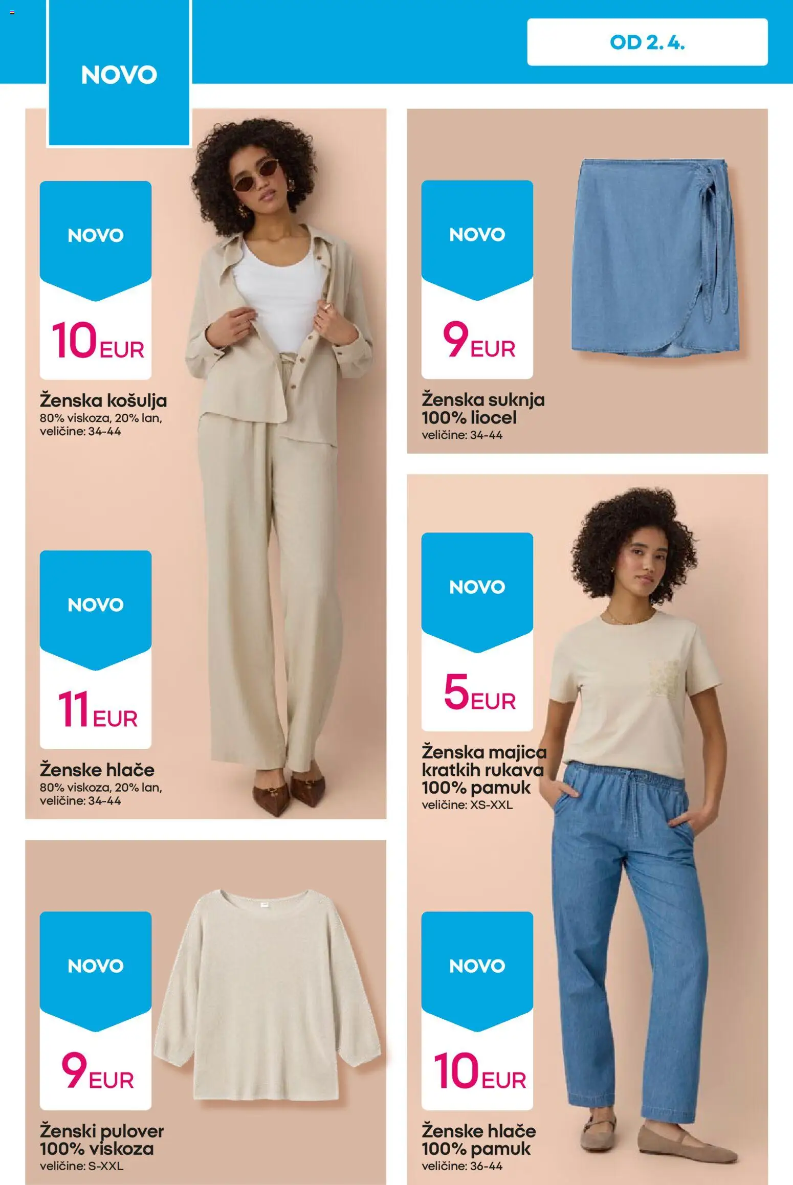 Pepco katalog | vrijedi od 09.04.2026 | Stranica: 10 | Proizvodi: Košulja, Majica, Hlače