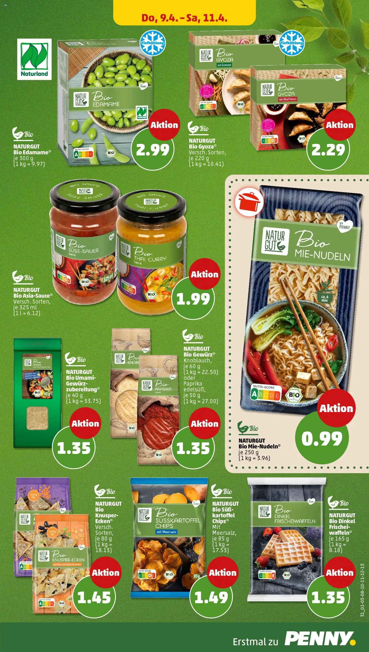 Penny Prospekt 	 – gültig ab 07.04.2026 | Seite: 31 | Produkte: Gemüse, Paprika, Knoblauch, Chips