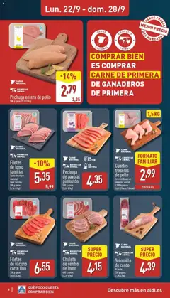 Solomillo de cerdo, Al vacío. 550 g aprox. │ válido desde el 22.09.2025 | Página: 6