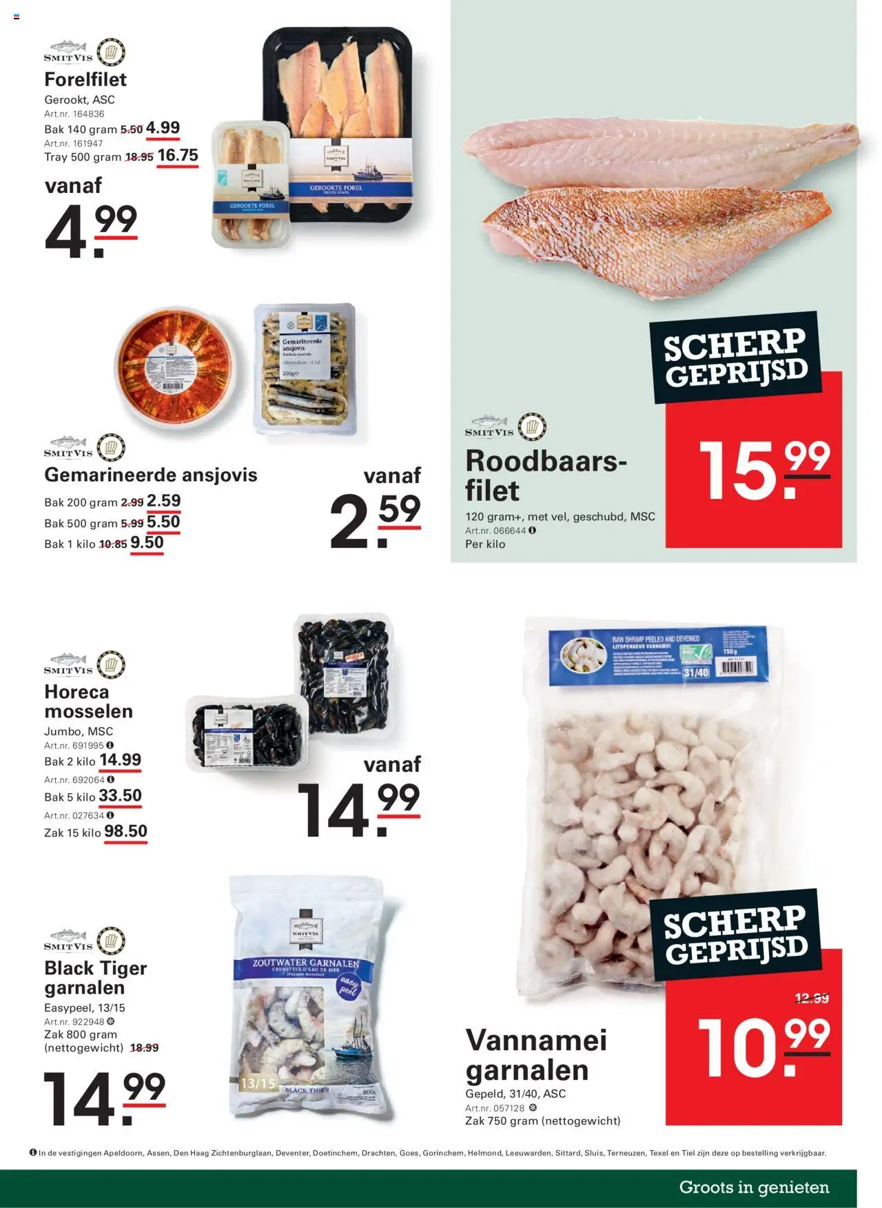  | Pagina: 3 | Producten: Mosselen, Zak, Knoflook