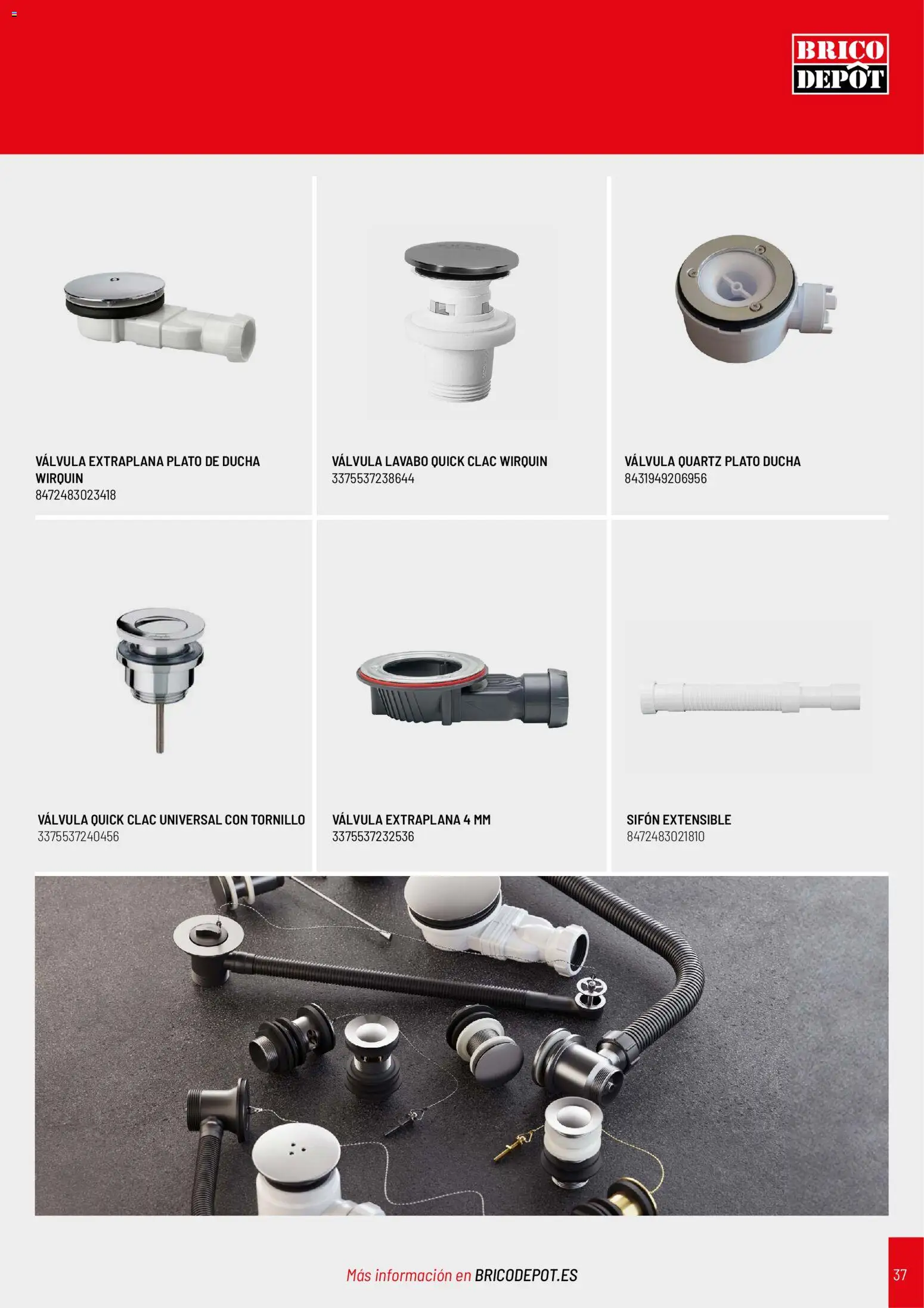 Brico Depôt Baños │ válido desde el 02.03.2026 | Página: 37 | Productos: Lavabo, Ducha