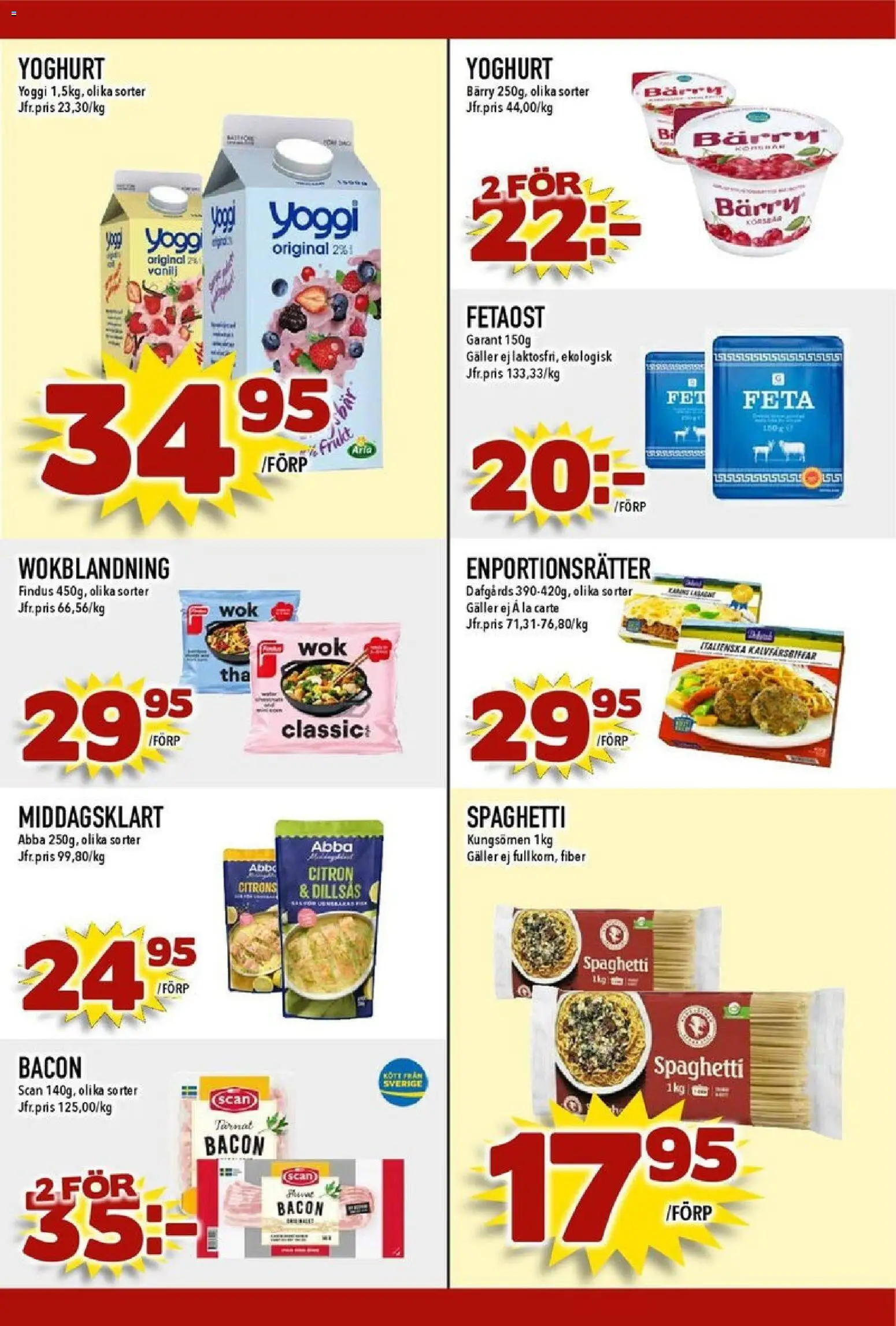 Matdax reklamblad aktuell från 12.01.2026 | Sida: 21 | Produkter: Bacon, Yoghurt, Yoggi, Citron