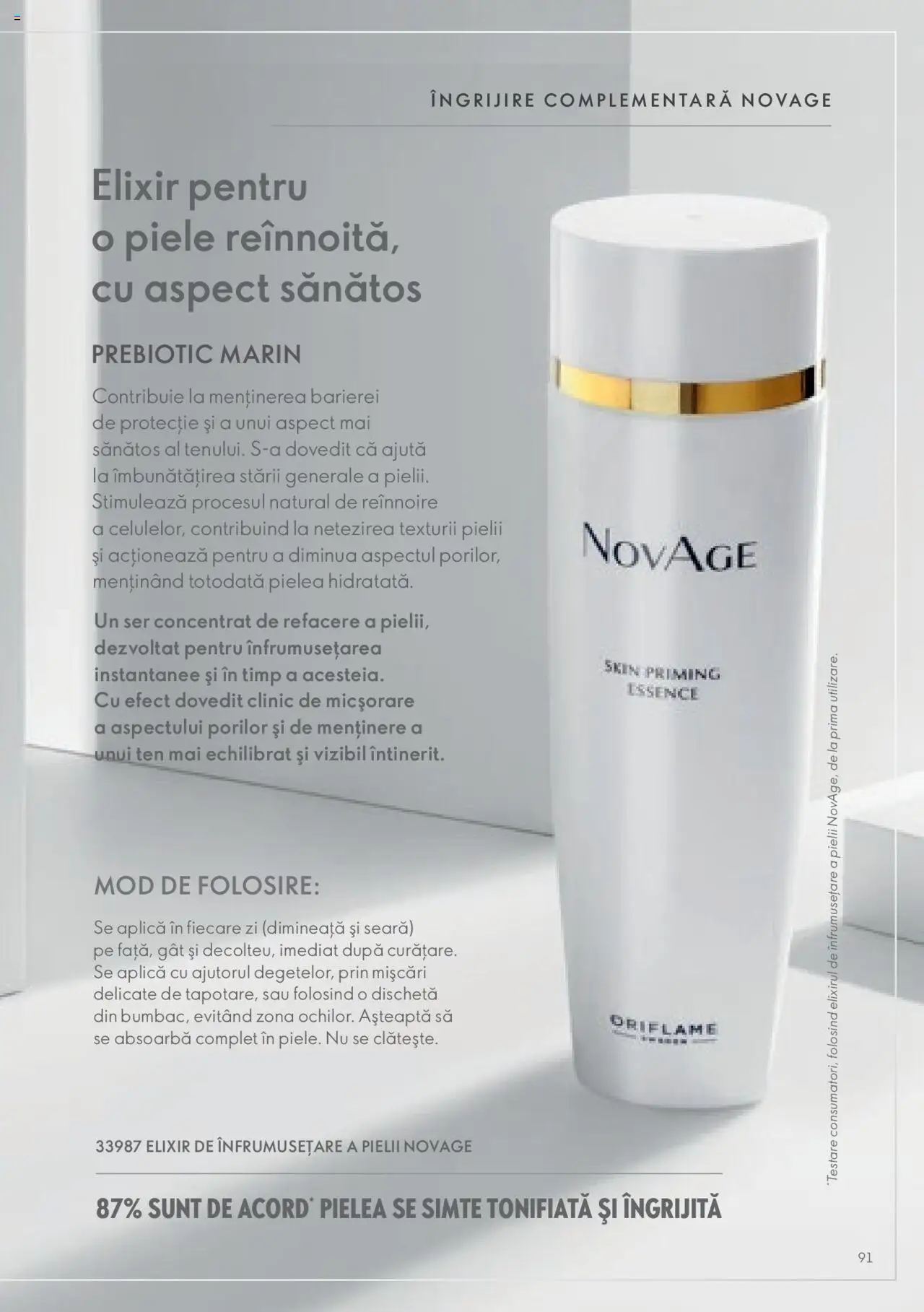 Oriflame catalog - Ghidul NOVAGE+ – valabil de la 01.03.2023 | Pagină: 91