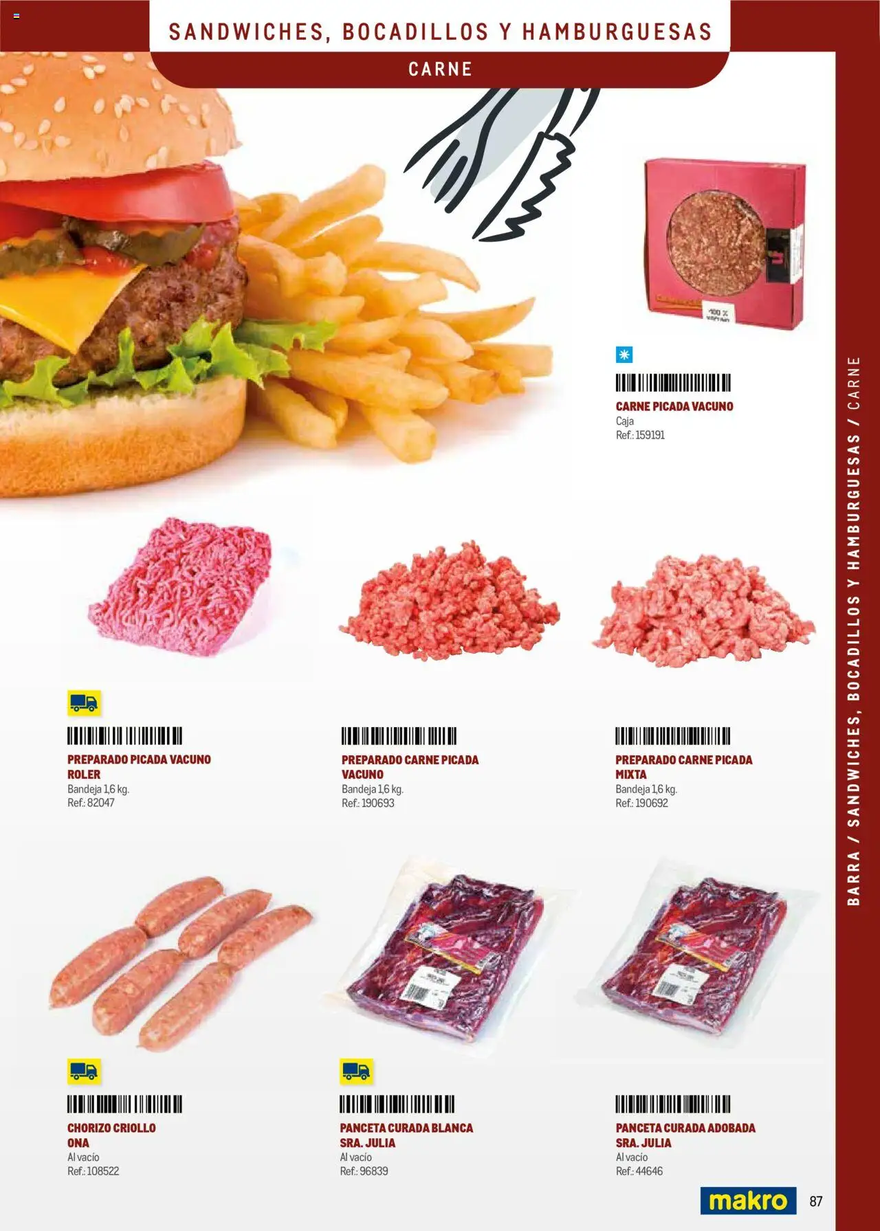 Makro - Menú y Barra Prat │ válido desde el 08.09.2025 | Página: 87 | Productos: Ηλεκτρικός φούρνος, Bandeja, Caja