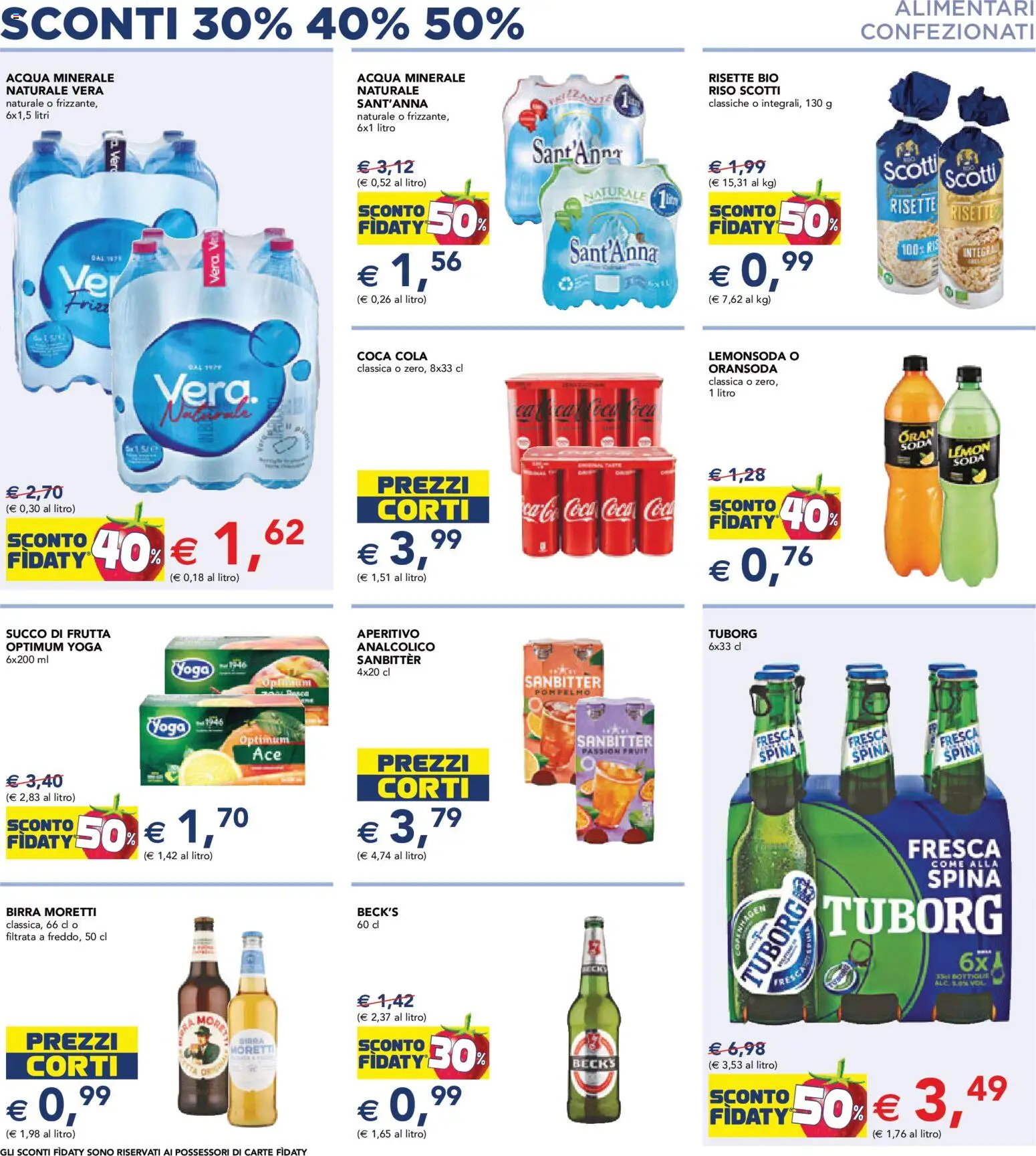 Volantino Esselunga S del 17.11.2025 | Pagina: 6 | Prodotti: Birra, Riso, Birra Moretti, Coca Cola