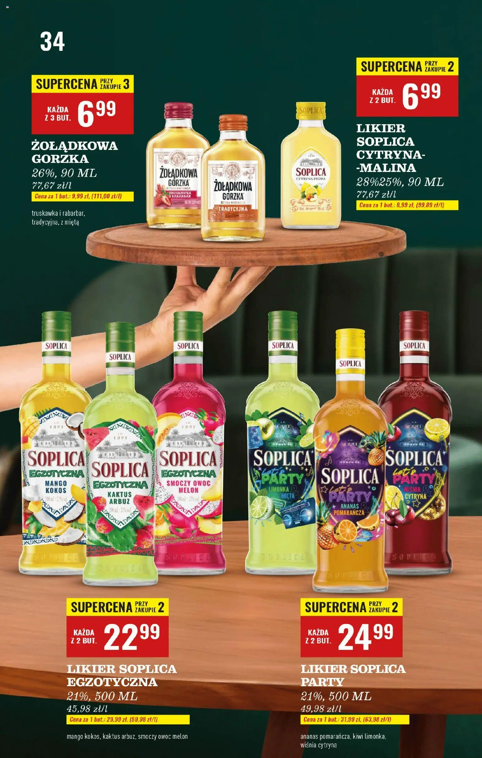 Biedronka gazetka - Czas na toast od 17.11.2025 | Strona: 34 | Produkty: Mango, Pigwa, Malina, Mięta