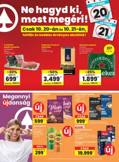 Spar Akciós újság - amely érvényes a következő dátumtól: 16.10.2025 | Oldal: 20
