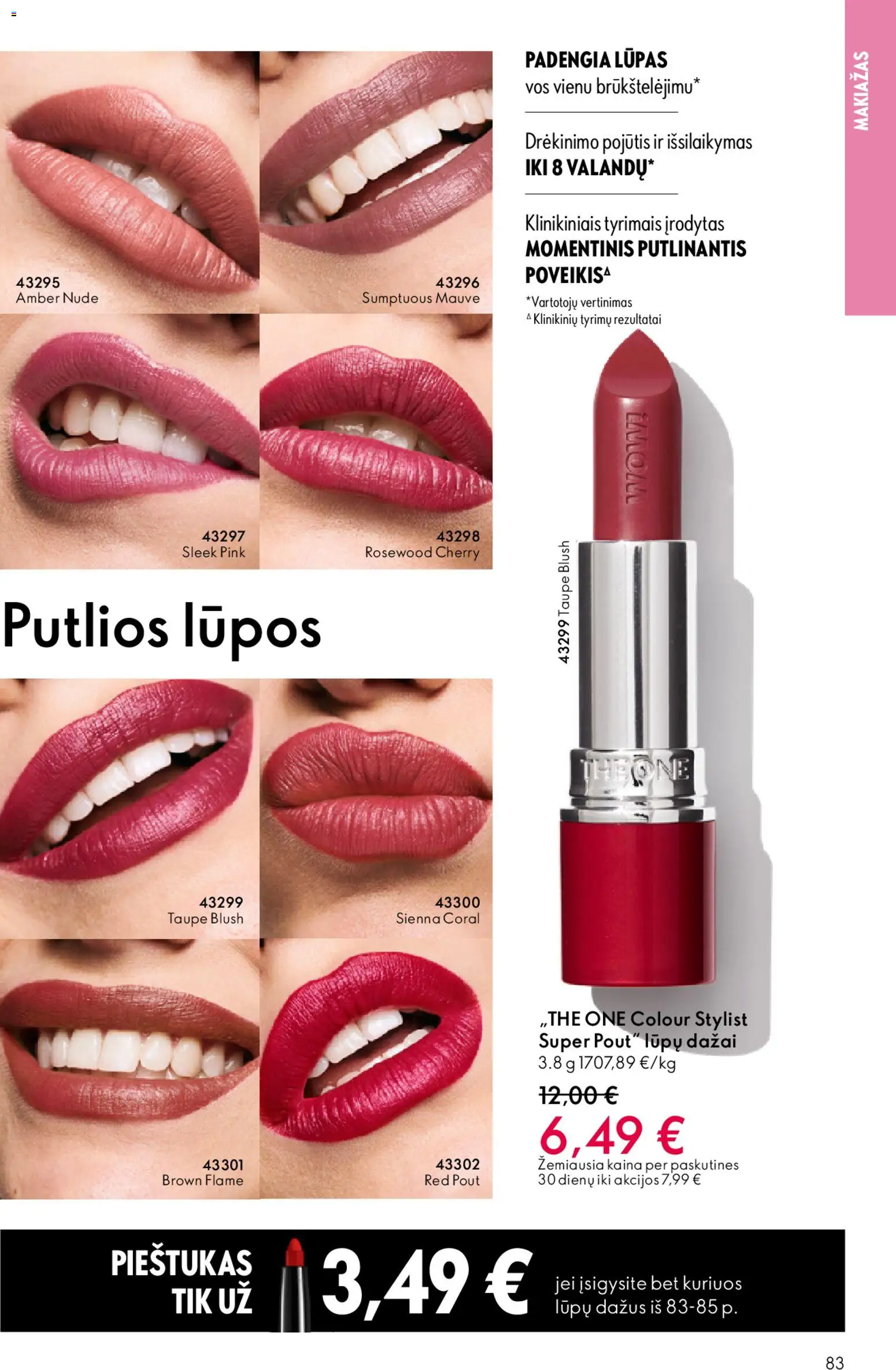 Oriflame akcijos nuo 11.03.2026 | Puslapis: 83 | Prekių: Makiažas