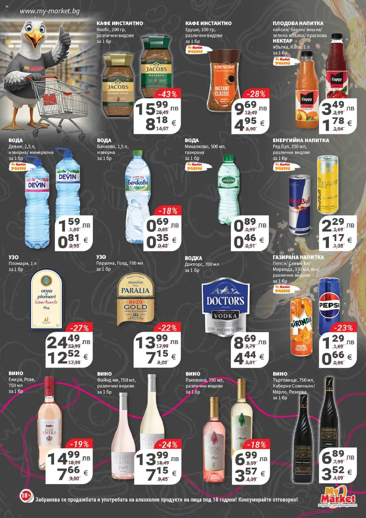  | Страница: 17 | Продукти: Вода, Праскова, Енергийна напитка, Напитка