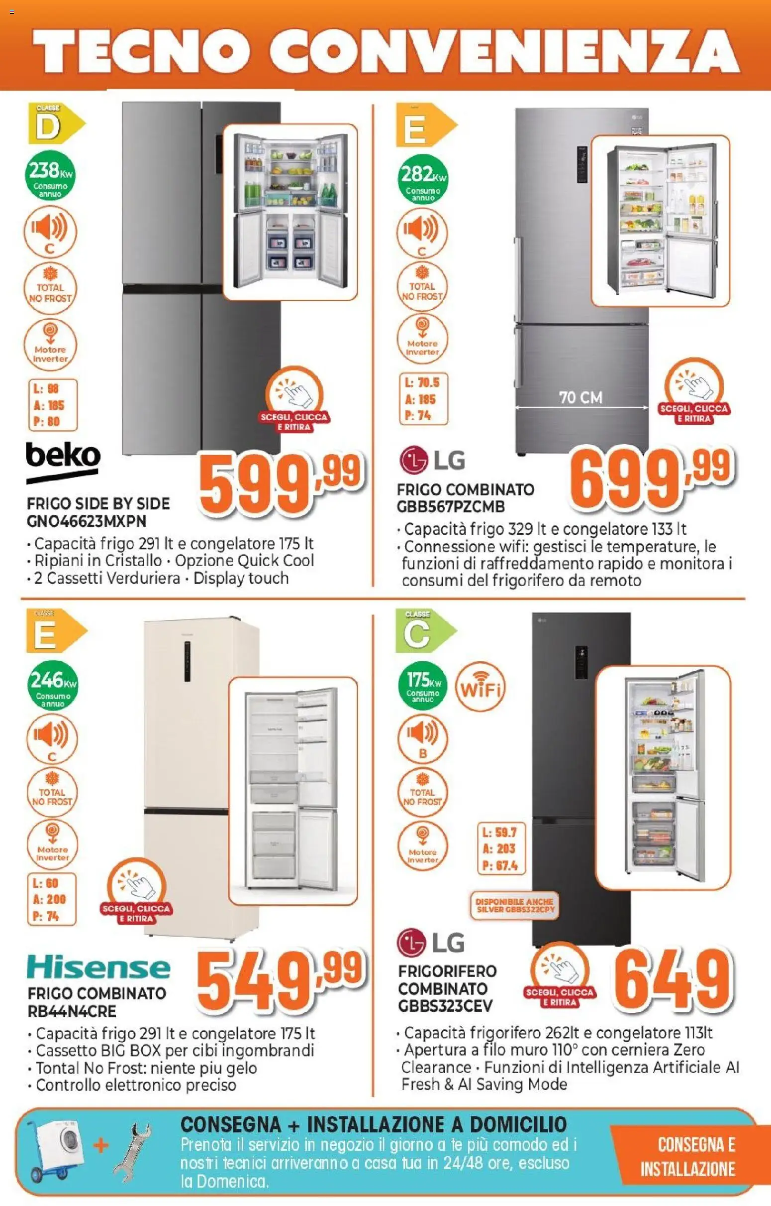 Volantino Expert del 26.03.2026 | Pagina: 16 | Prodotti: Tè, Frigorifero, Congelatore