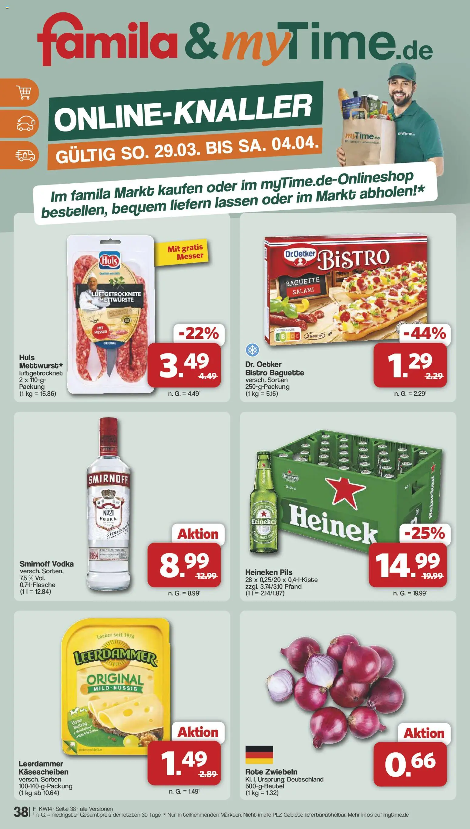Famila Nordwest Prospekt 	 – gültig ab 30.03.2026 | Seite: 39 | Produkte: Nokia, Pils, Baguette, Heineken