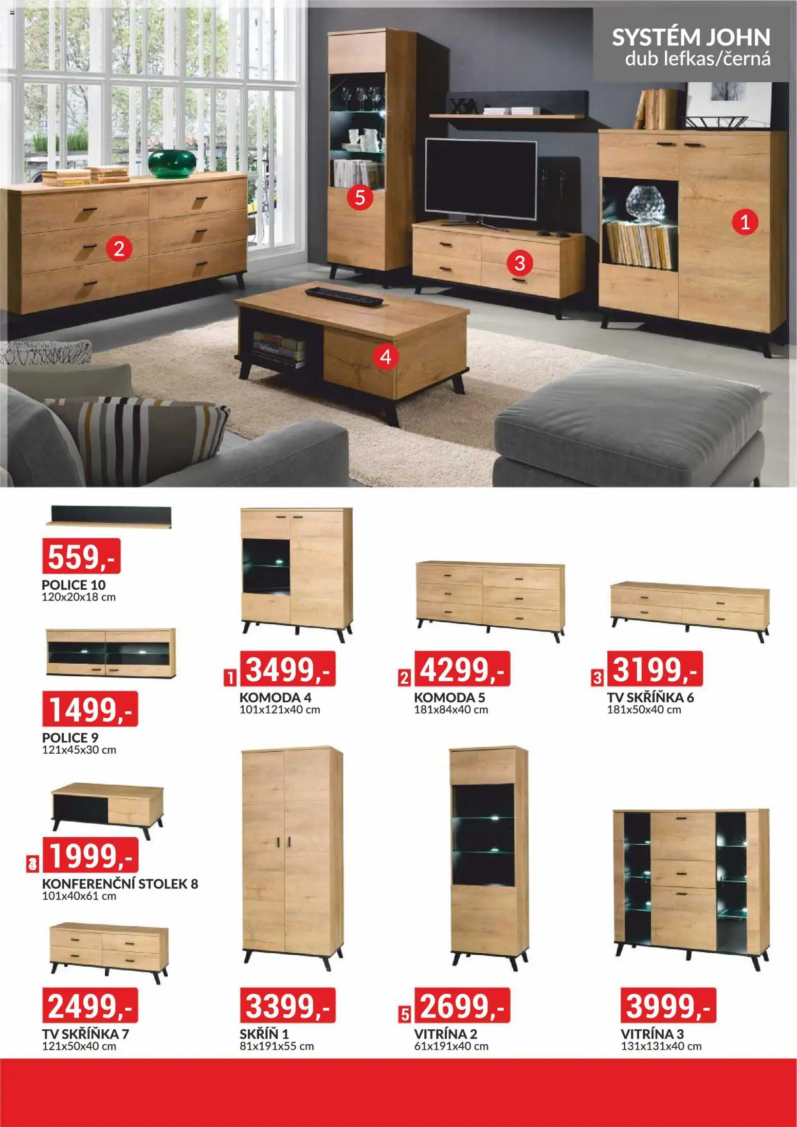 BAUMAX leták - Zařiďte si bydlení od 01.01.2026 | Strana: 34 | Produkty: Komoda, Tv skříňka, Konferenční stolek, Stolek