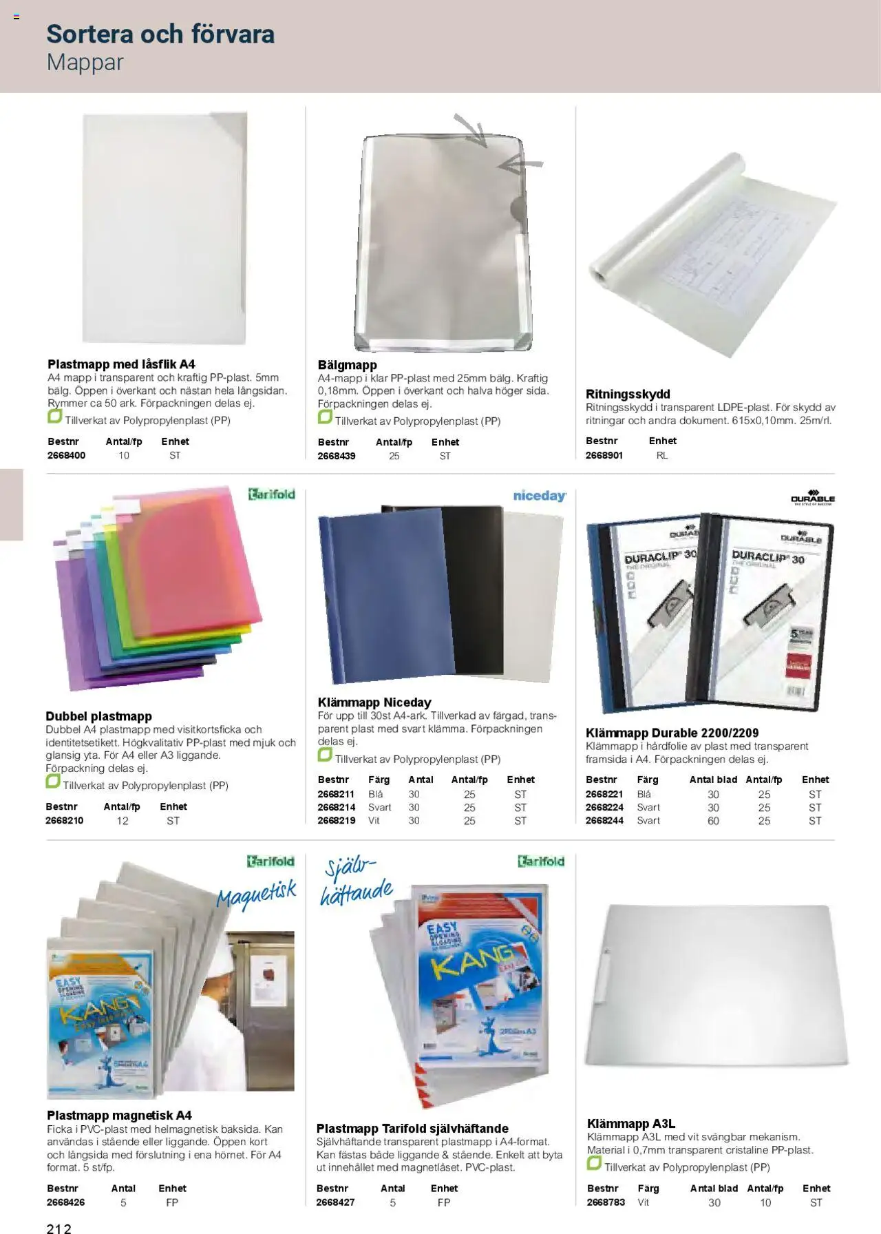 Office Depot reklamblad aktuell från 01.02.2025 | Sida: 214 | Produkter: Mapp