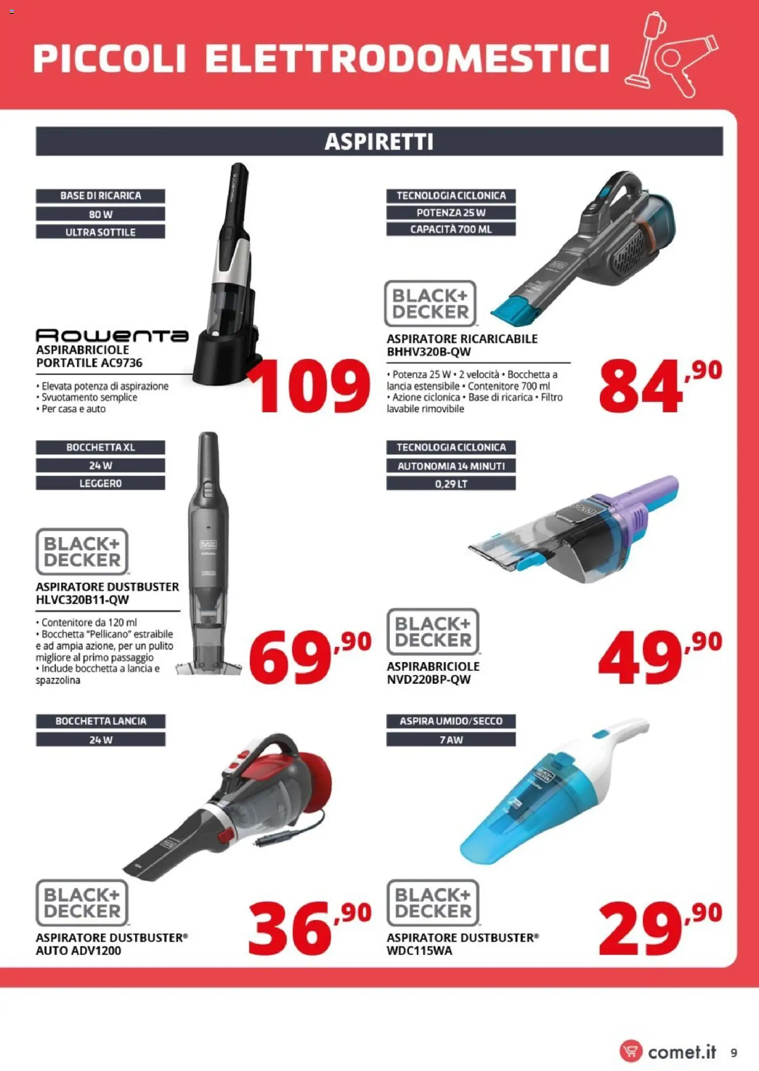 Volantino Comet del 09.01.2026 | Pagina: 9 | Prodotti: Contenitore