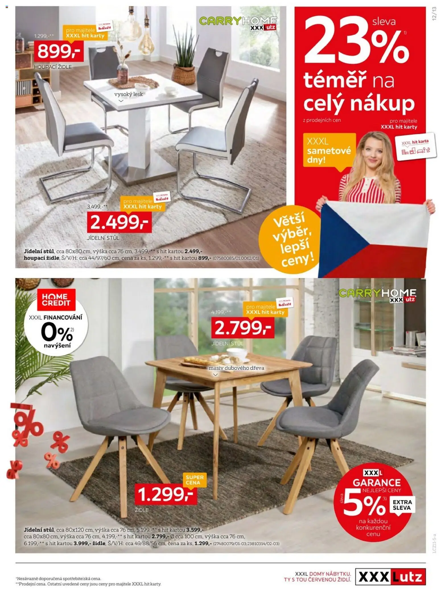 XXXLutz leták od 03.11.2025 | Strana: 13 | Produkty: Stůl, Židle, Karty
