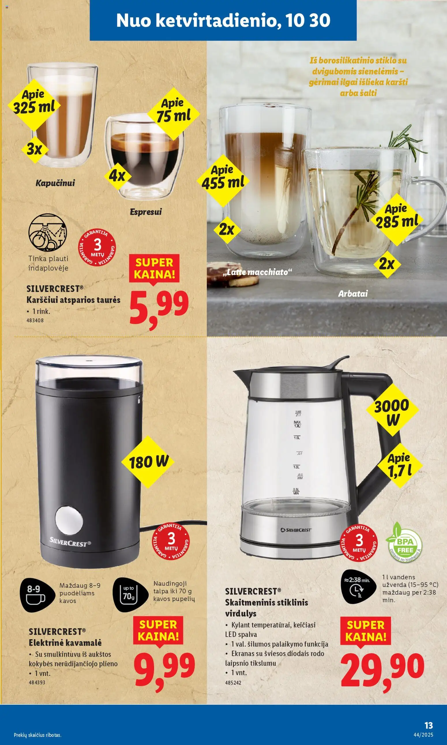 LIDL akcijos nuo 27.10.2025 | Puslapis: 35 | Prekių: Virdulys