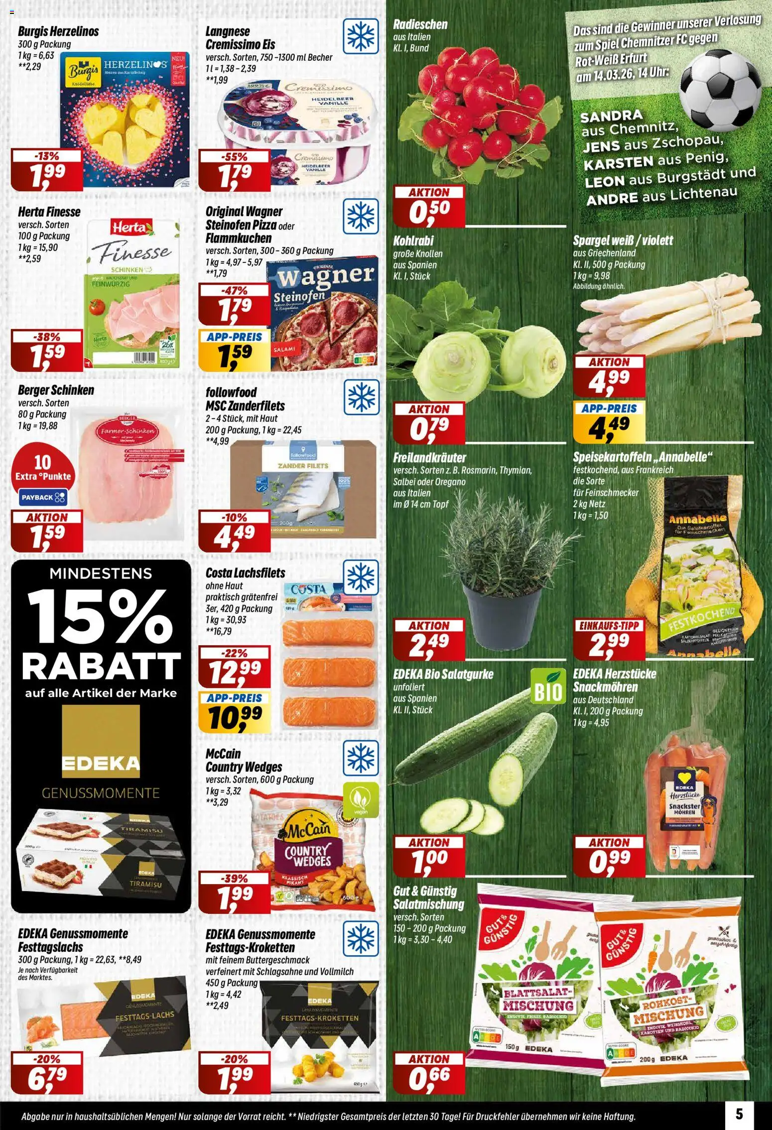 Simmel Prospekt 	 – gültig ab 23.03.2026 | Seite: 5 | Produkte: Cremissimo, Kohlrabi, Mohren, Herta finesse