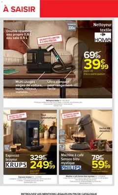 Carrefour - Prévisualisation de Carrefour catalogue valide à partir de 14.04.2026 | Page: 71 | Produits: Machine à café, Krups, Café, Tasses