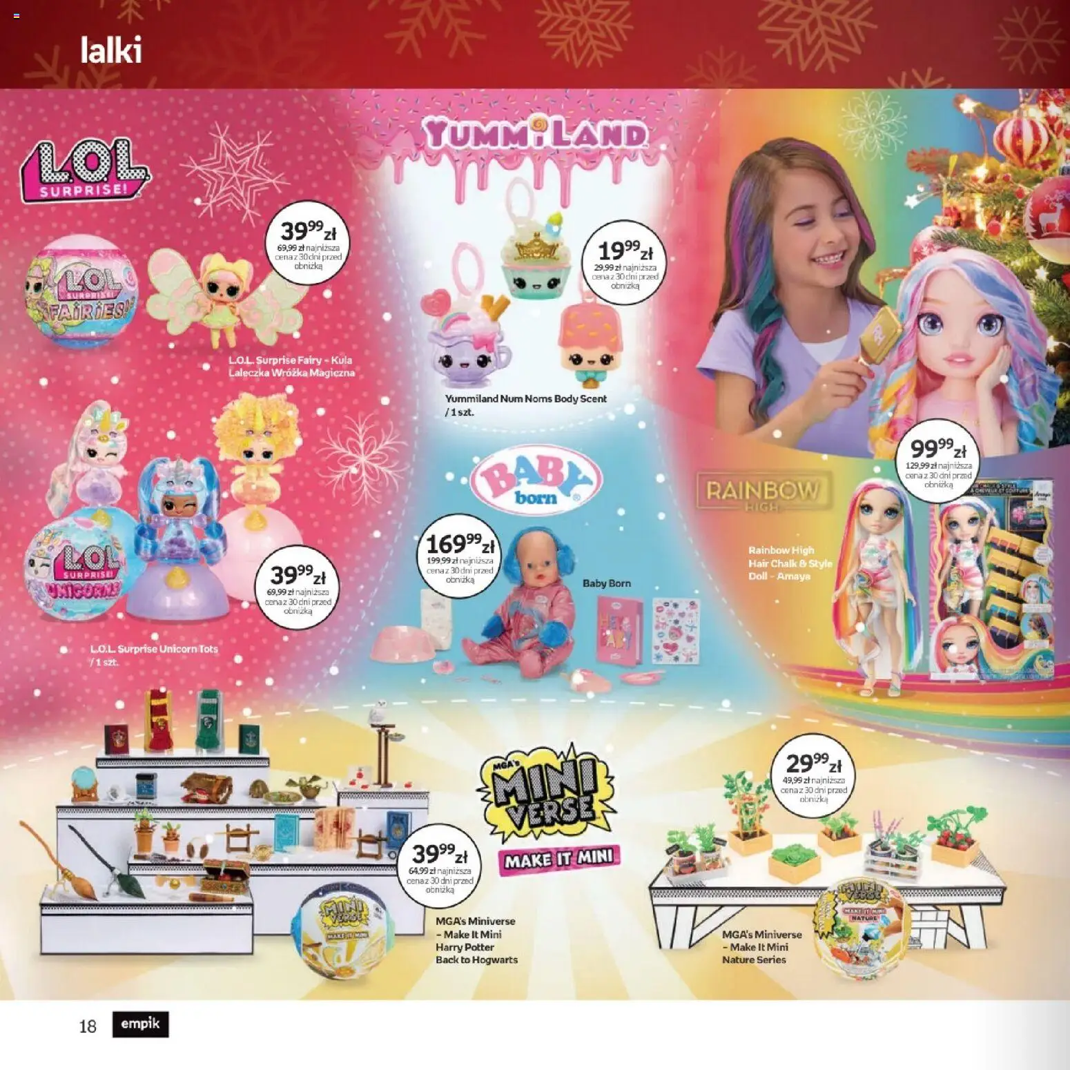 Empik promocje - Xmas Zabawki2 od 10.12.2025 | Strona: 18 | Produkty: Body, Fairy