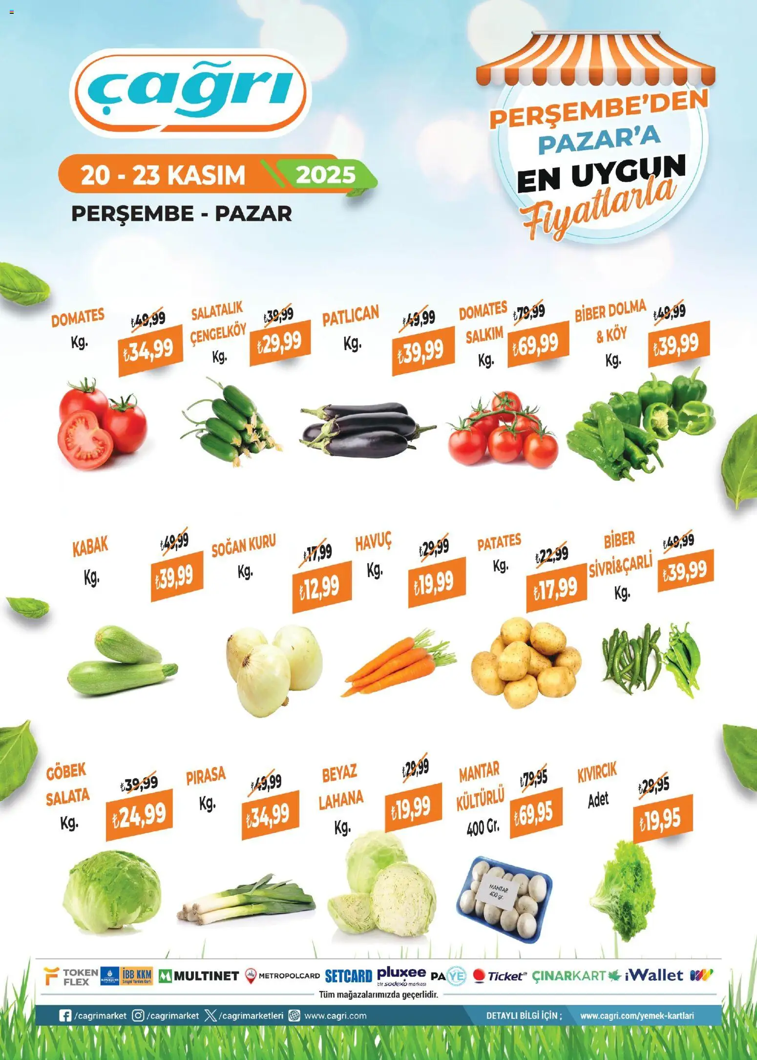 Çağrı Market Manav Katalog - 20.11.2025 tarihinden itibaren geçerlidir | Sayfa: 2